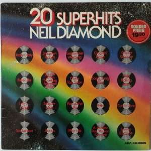 Neil Diamond – "20 Superhits Neil Diamond" (MCA Records – 6.22133) Cover Vorderseite