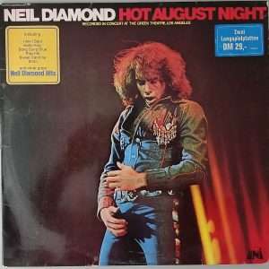 Neil Diamond – "Hot August Night" (UNI Records – MAPS 6385-1-D) Cover Vorderseite