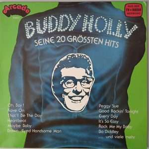 Buddy Holly – "Seine 20 Grössten Hits" (Arcade Records – ADE G 32) Cover Vorderseite