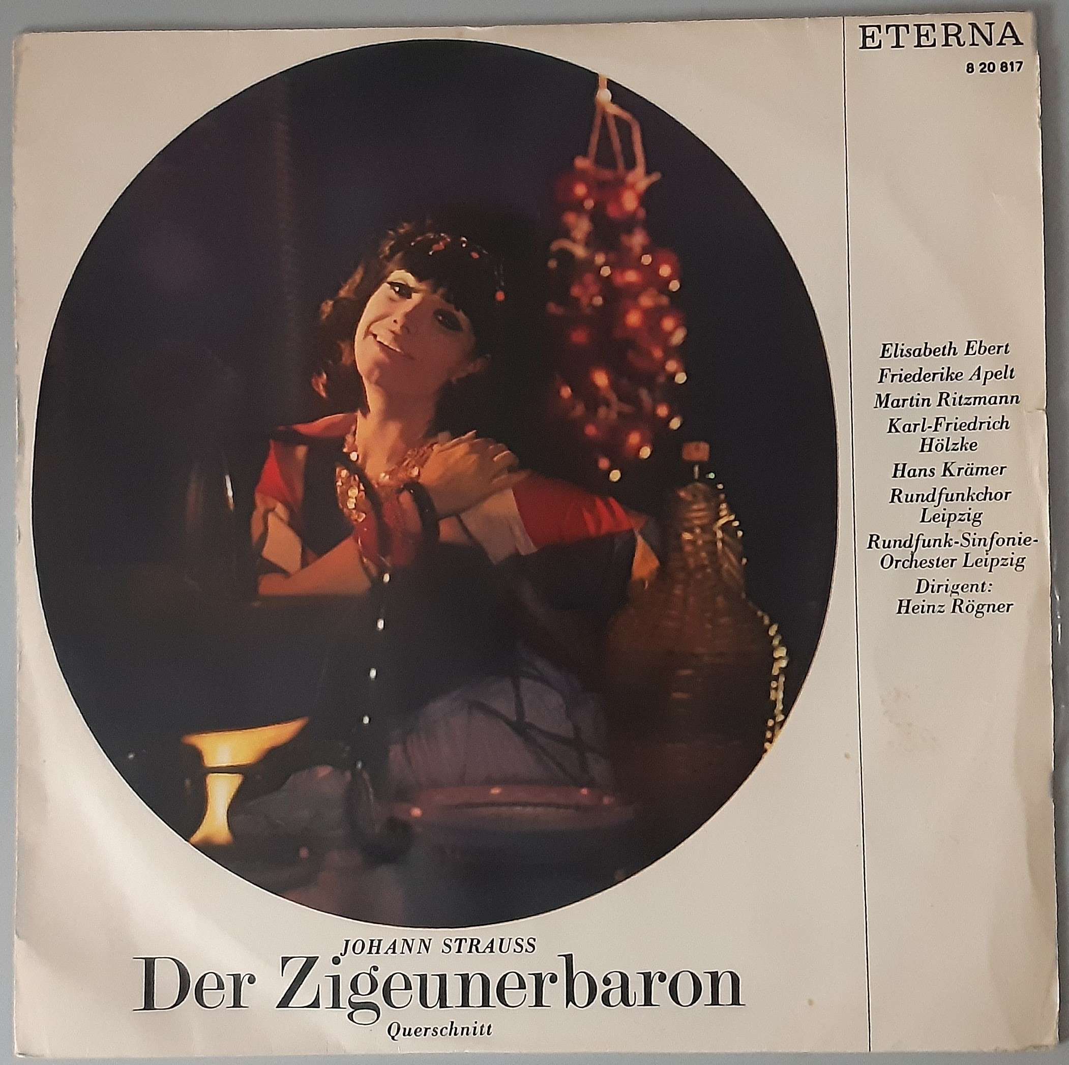 Johann Strauss – "Der Zigeunerbaron (Querschnitt)" (ETERNA – 8 20 817) Cover Vorderseite