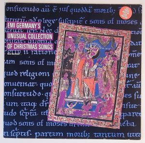 Sons Of Moses – "EMI Germany's Unusual Collection Of Christmas Songs" (EMI – 519 - 045) Cover Vorderseite