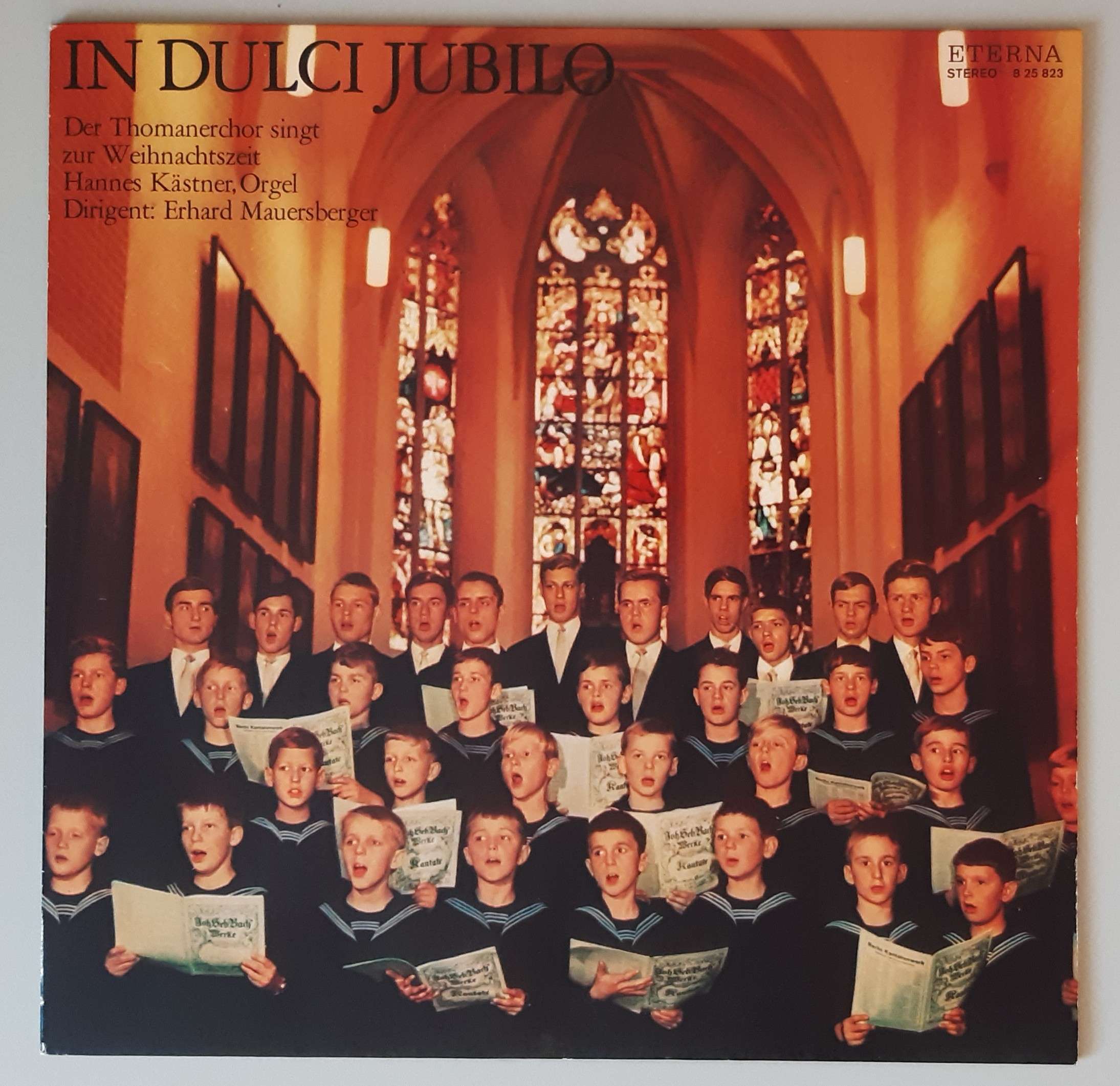 In Dulci Jubilo "(Der Thomanerchor Singt Zur Weihnachtszeit)" (ETERNA – 8 25 823) Cover Vorderseite