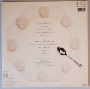 Peter Cornelius – "Süchtig" (Ariola – 206 760) Cover Rückseite