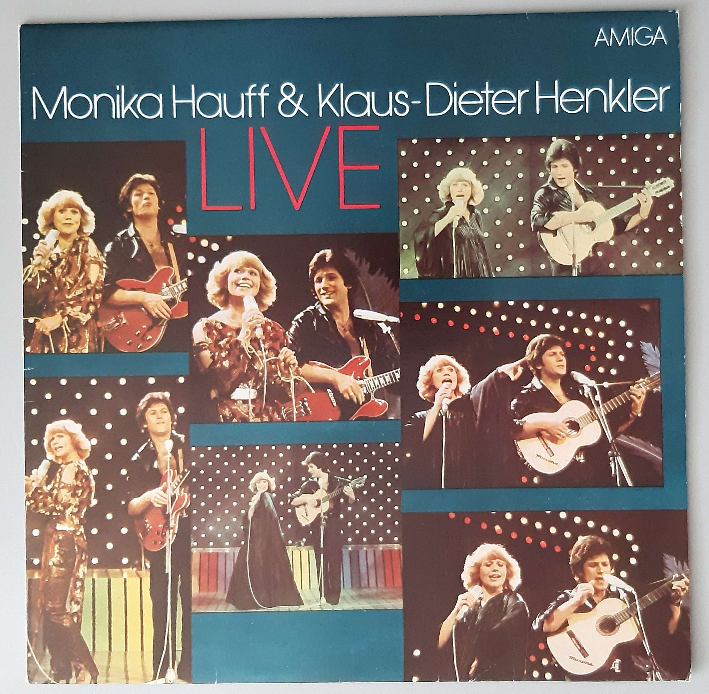 Monika Hauff • Klaus-Dieter Henkler– "Live" (AMIGA – 8 55 767) Cover Vorderseite
