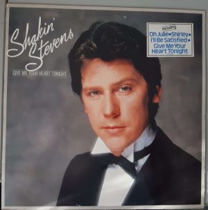 Shakin’ Stevens "Give Me Your Heart Tonight" (Epic Records - 25031) Cover Vorderseite