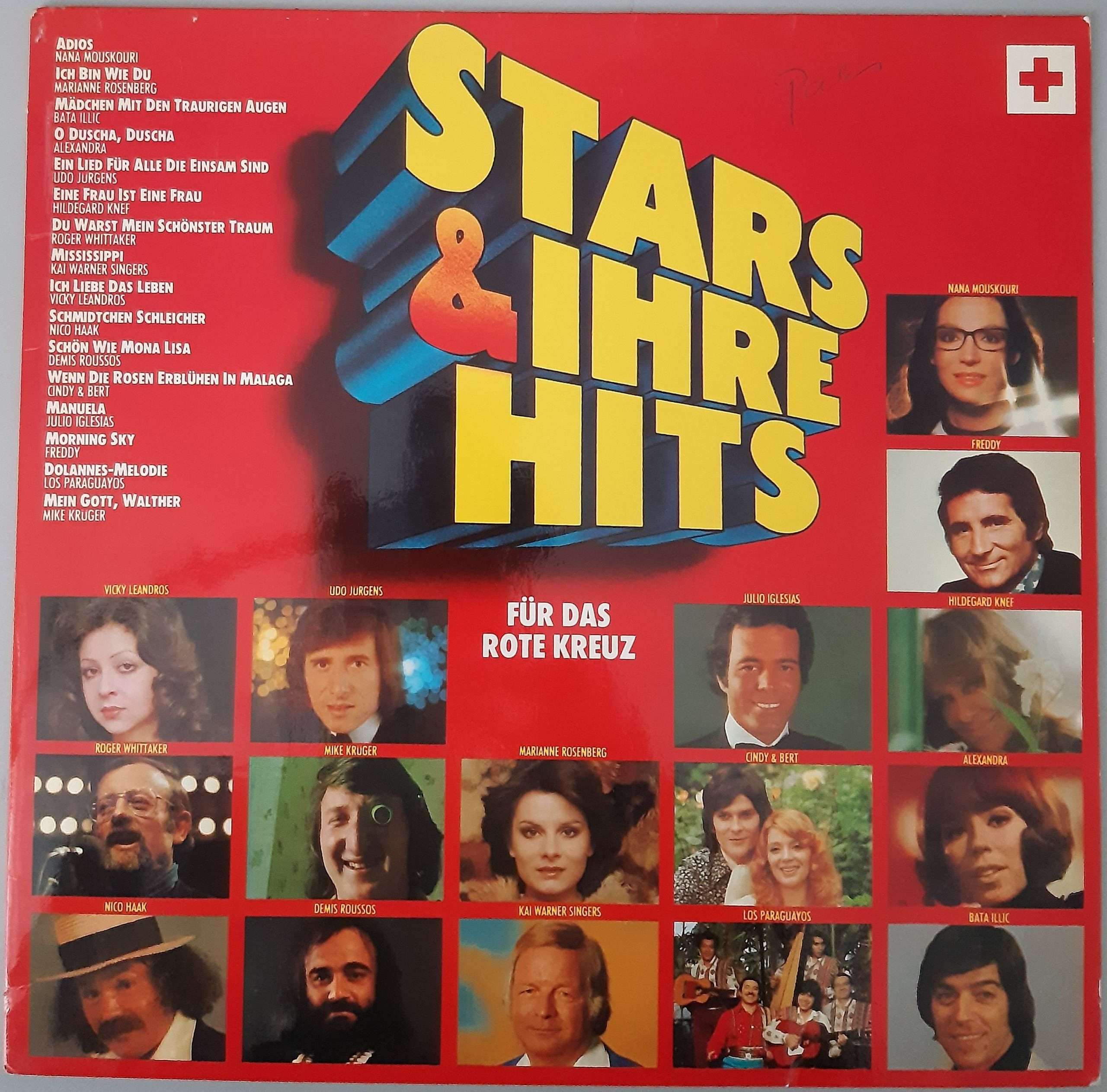 Various – "Various – Stars & Ihre Hits" (Das Rote Kreuz – 27 564-2) Cover Vorderseite