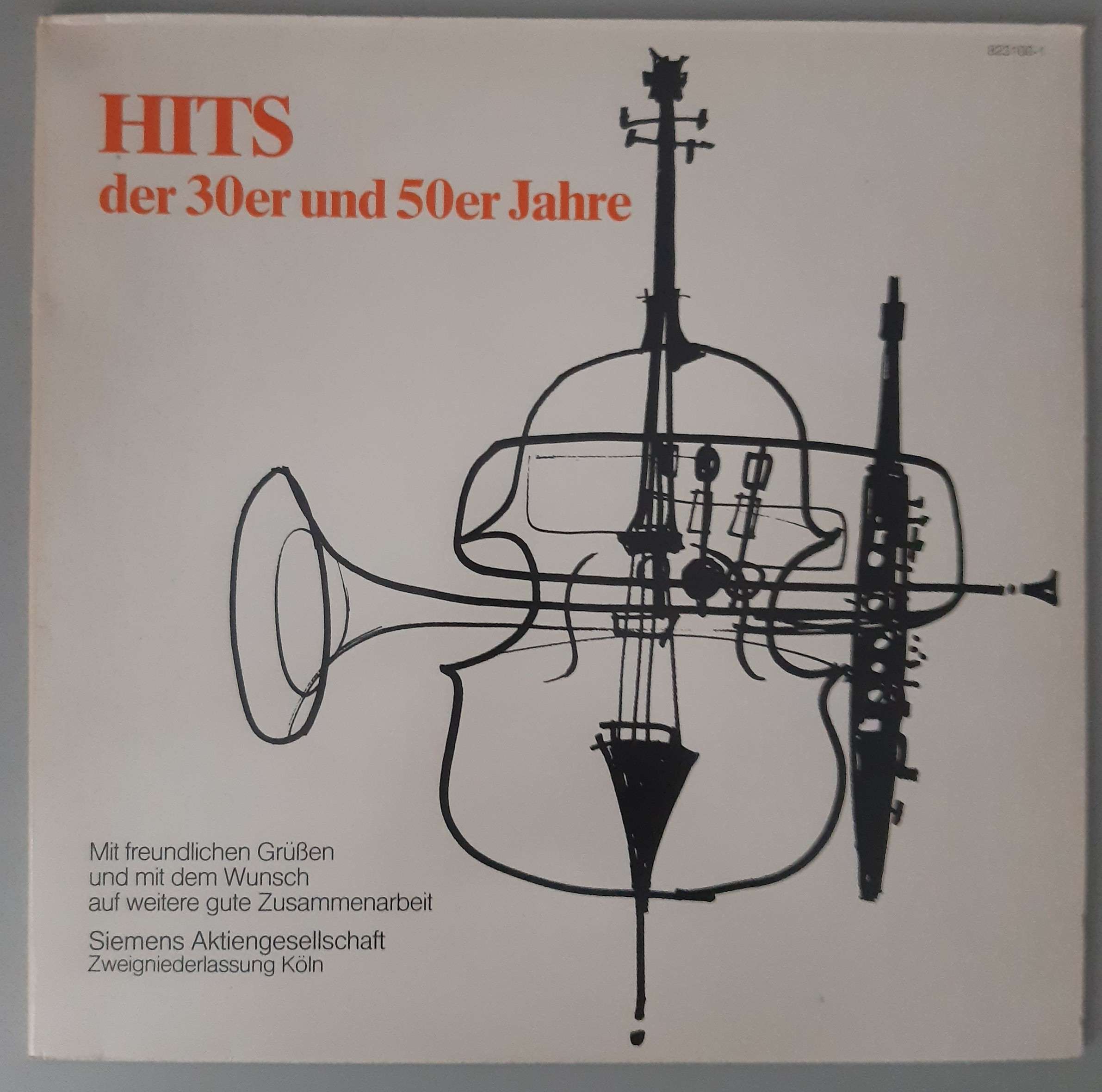 Various- "Hits Der 30er Und 50er Jahre" (Polydor – 823 100-1) Cover Vorderseite