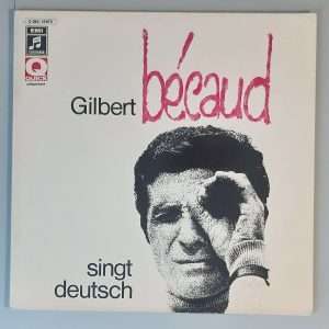 Gilbert Bécaud – "Singt Deutsch" (Columbia – 1C 062-10 972) Cover Vorderseite