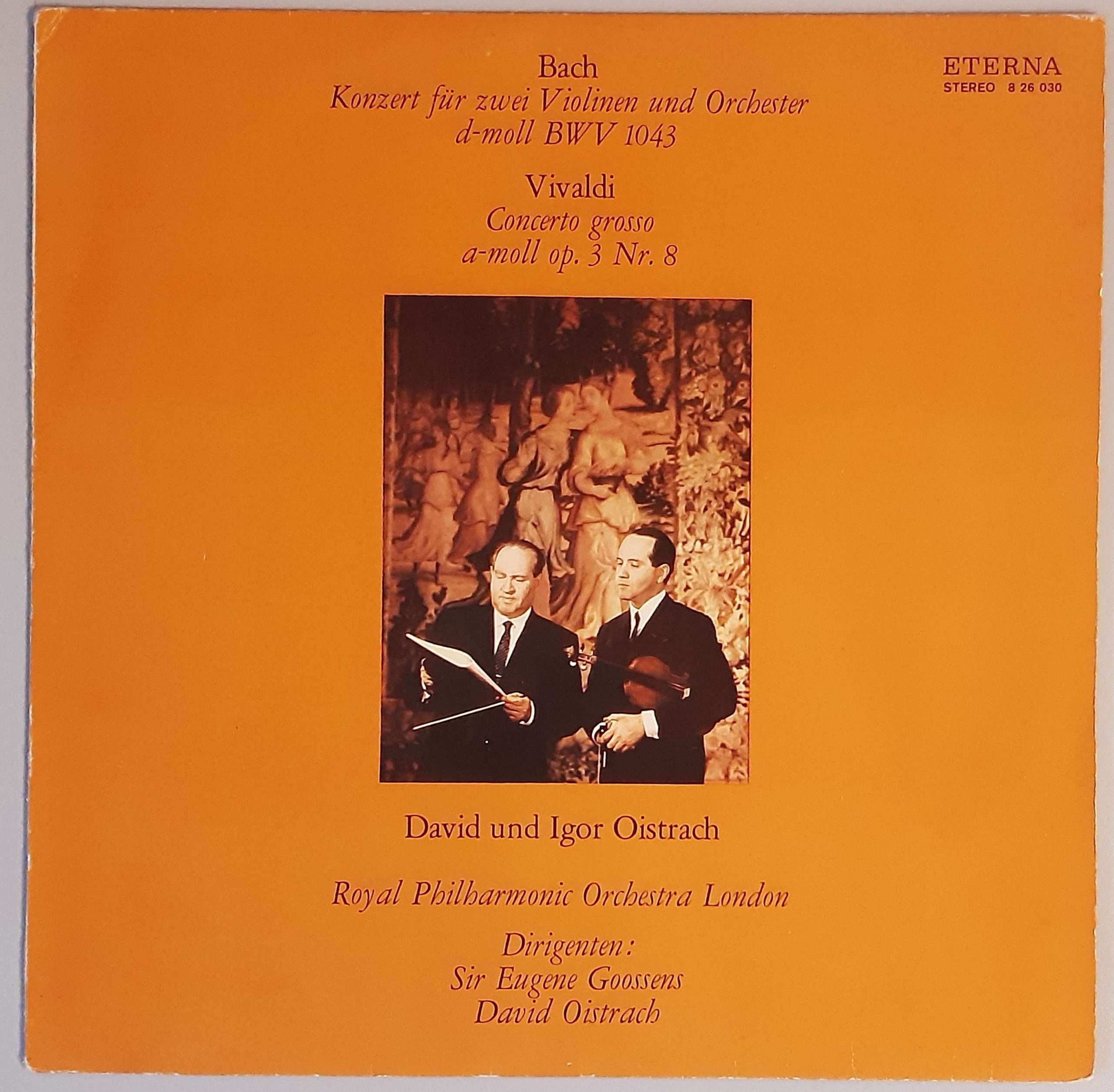 Concerto Grosso A-moll Op. 3 Nr. 8" (ETERNA – 8 26 030) Cover Vorderseite