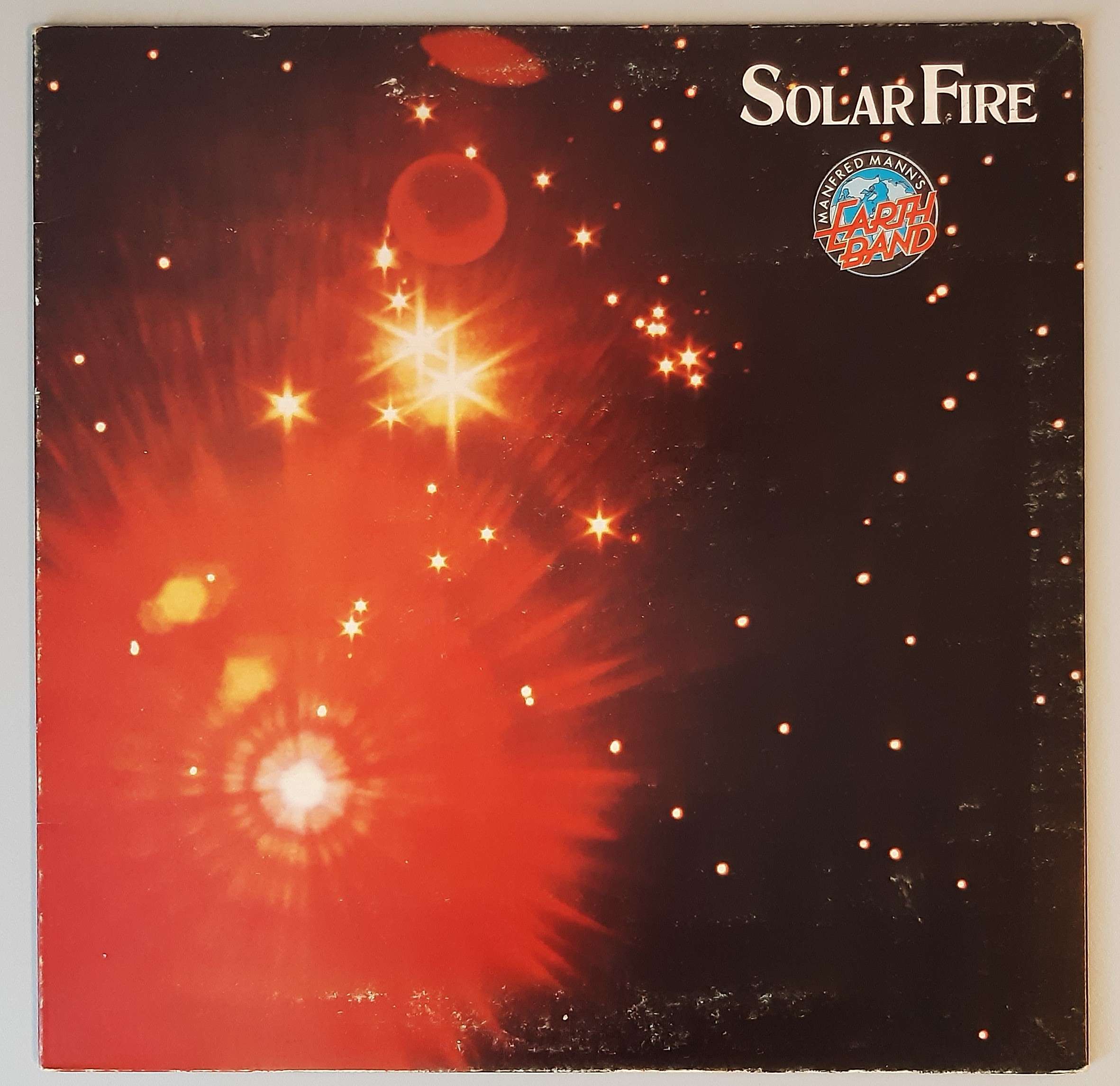 Manfred Mann's Earth Band – "Solar Fire" (Bronze – ILPS.9265) Cover Vorderseite