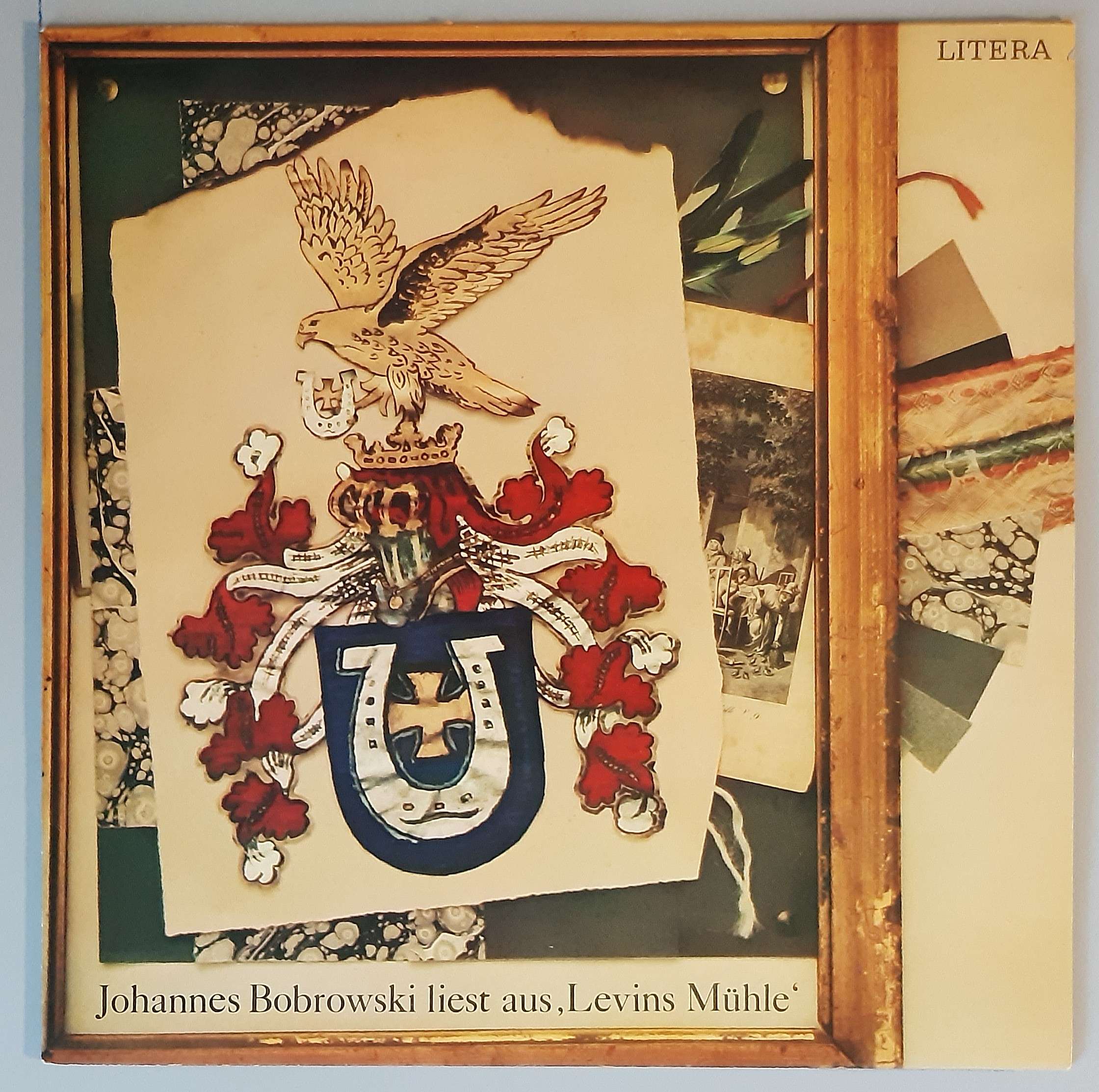 Johannes Bobrowski – "Johannes Bobrowski Liest Aus "Levins Mühle" (LITERA 8 60 349) Cover Vorderseite