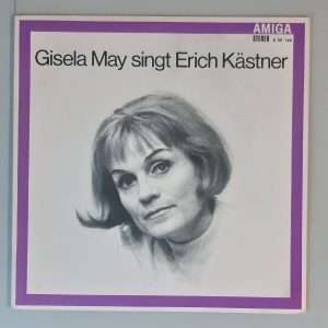 Gisela May – "Gisela May Singt Erich Kästner" (AMIGA – 8 55 144) Cover Vorderseite