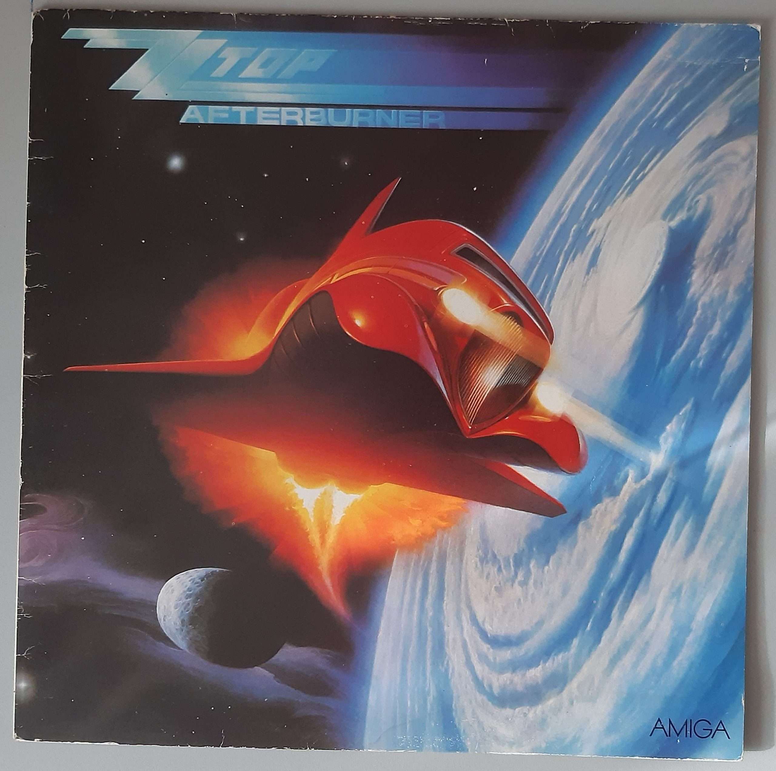 ZZ Top – "Afterburner" (AMIGA – 8 56 338) Cover Vorderseite