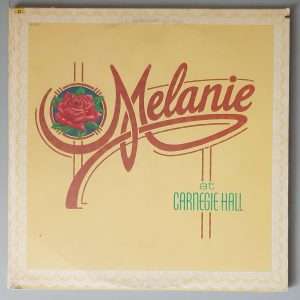 Melanie – "Melanie At Carnegie Hall" (Neighborhood Records – NRS 49001) Cover Vorderseite