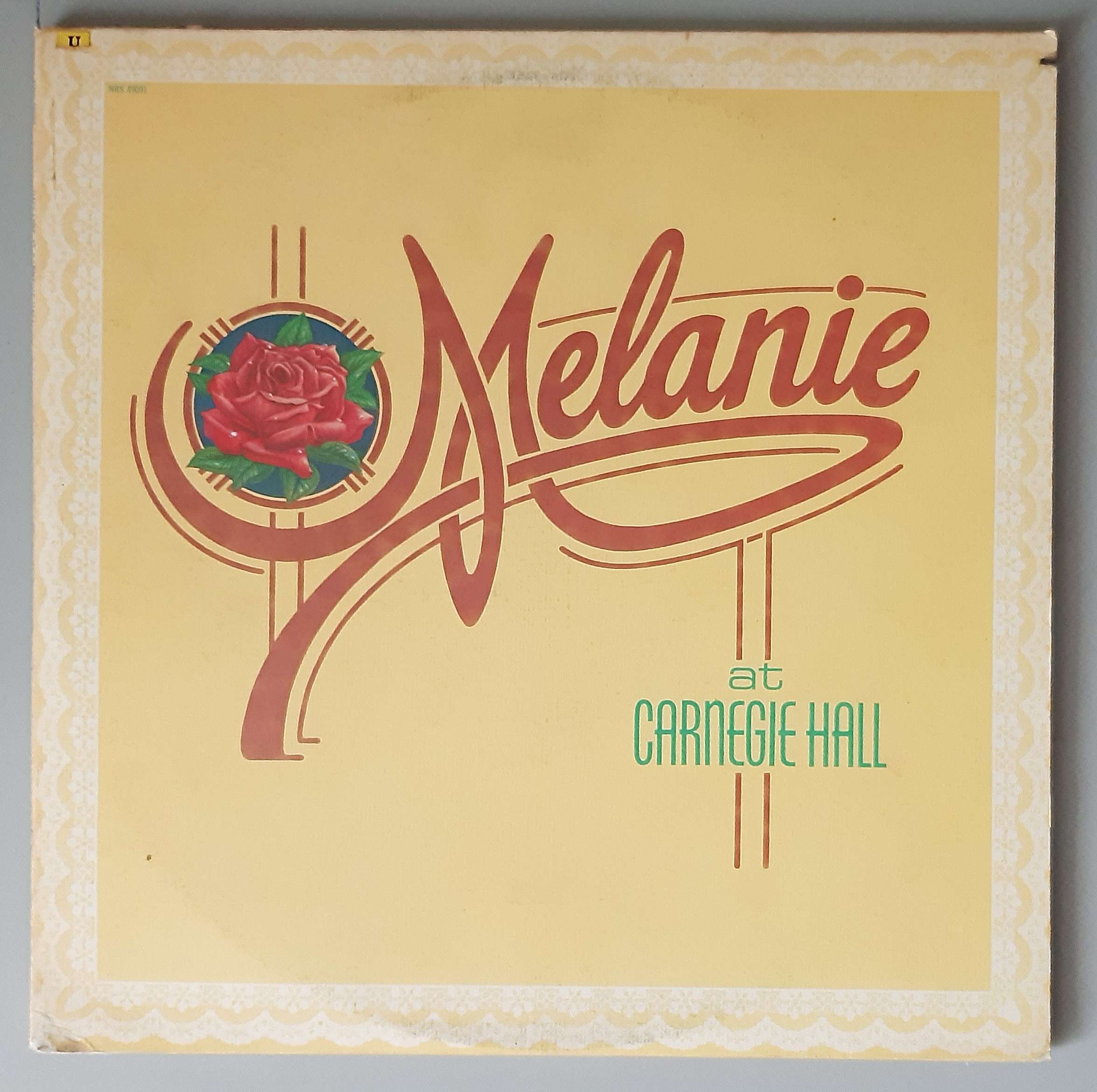 Melanie – "Melanie At Carnegie Hall" (Neighborhood Records – NRS 49001) Cover Vorderseite