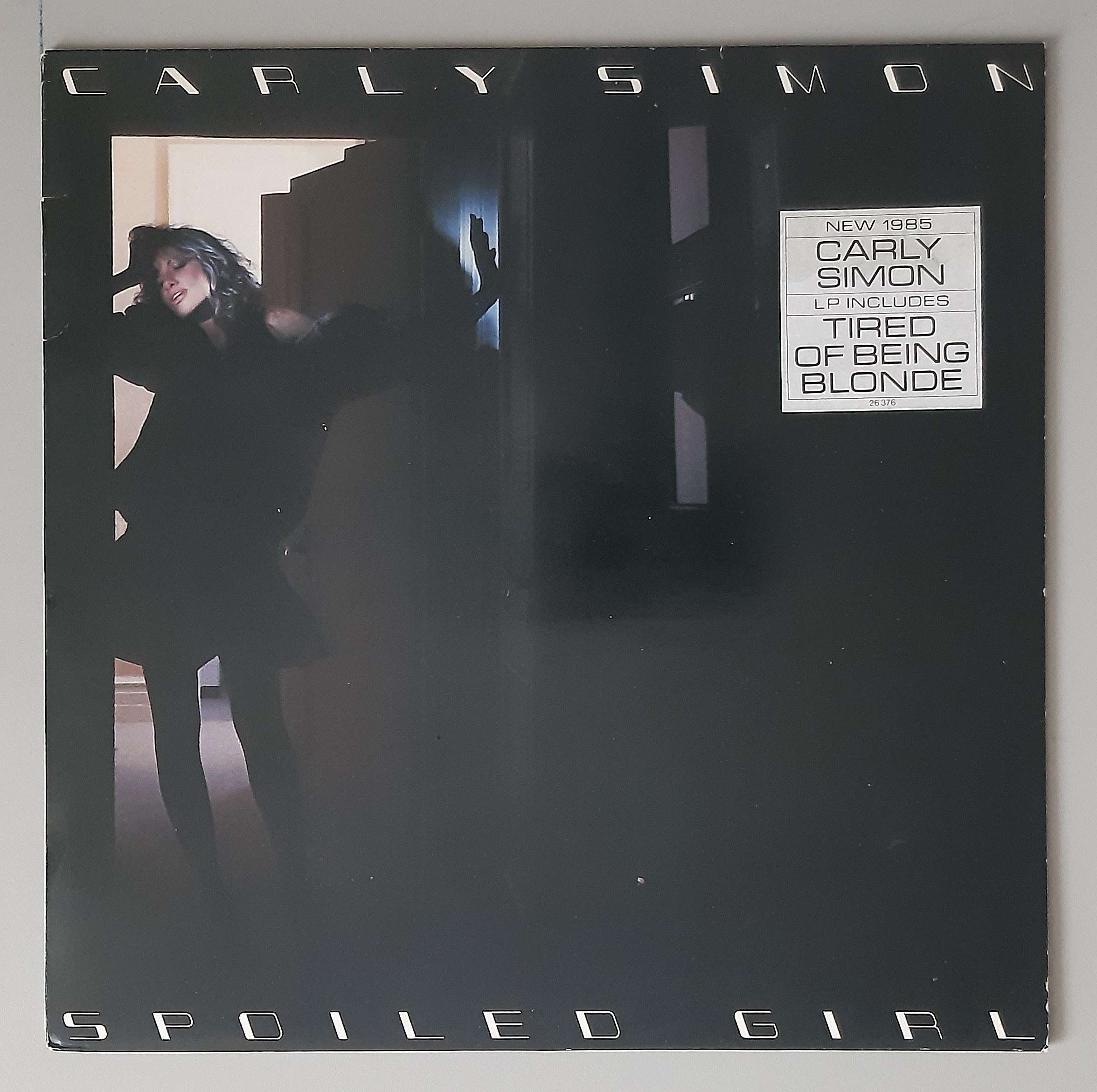 Carly Simon – " Spoiled Girl" (Epic – EPC 26376) Cover Vorderseite