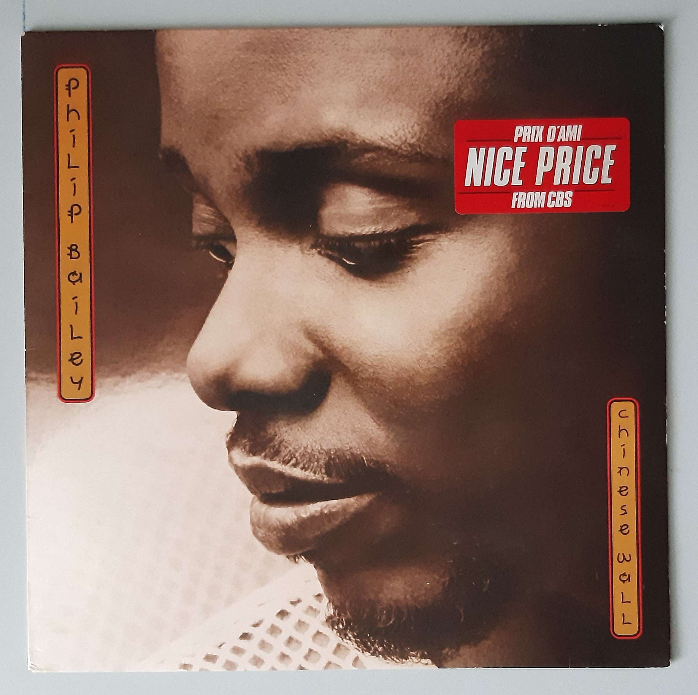 Philip Bailey – "Chinese Wall" (CBS – CBS 450089 1) Cover Vorderseite