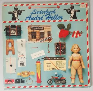 André Heller – "Liederbuch" (Polydor – 2679 083) Cover Vorderseite