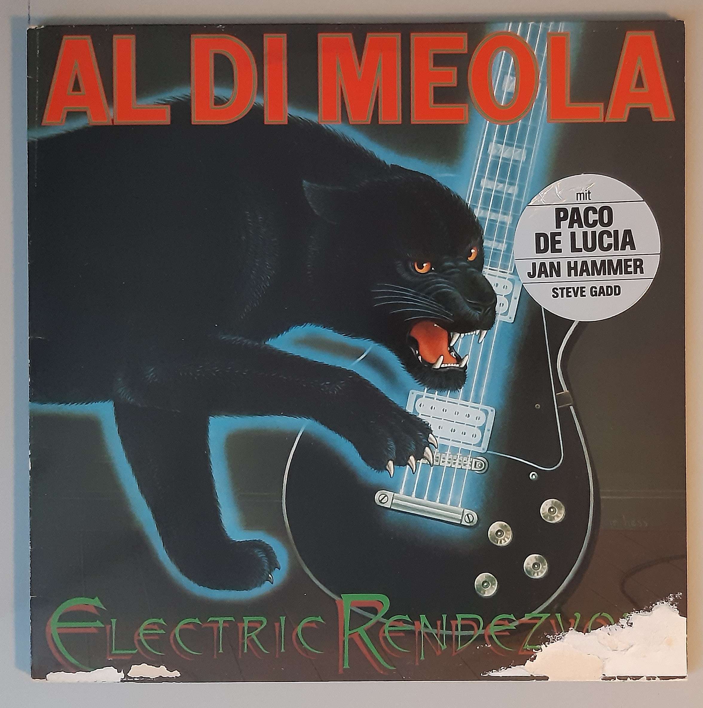 Al Di Meola - "Electric Rendezvous" (CBS – CBS 85437) Cover Vorderseite