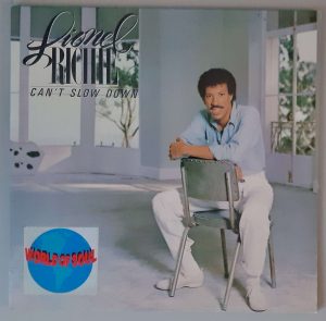 Lionel Richie – "Can't Slow Down" (Motown – ZL 72020) Cover Vorderseite
