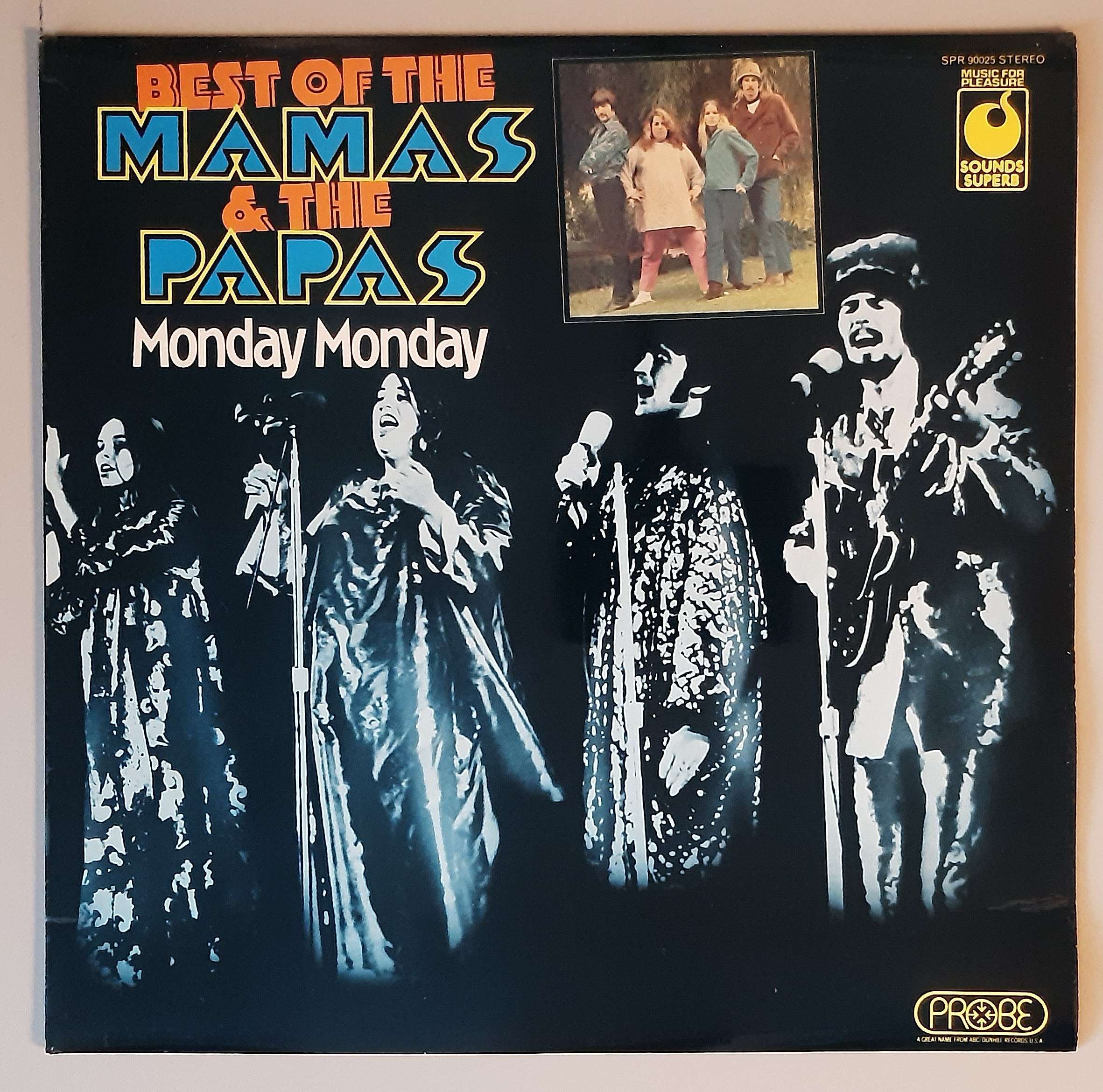 The Mamas & The Papas – "Best Of ..." (Sounds Superb – SPR 90025) Cover Vorderseite