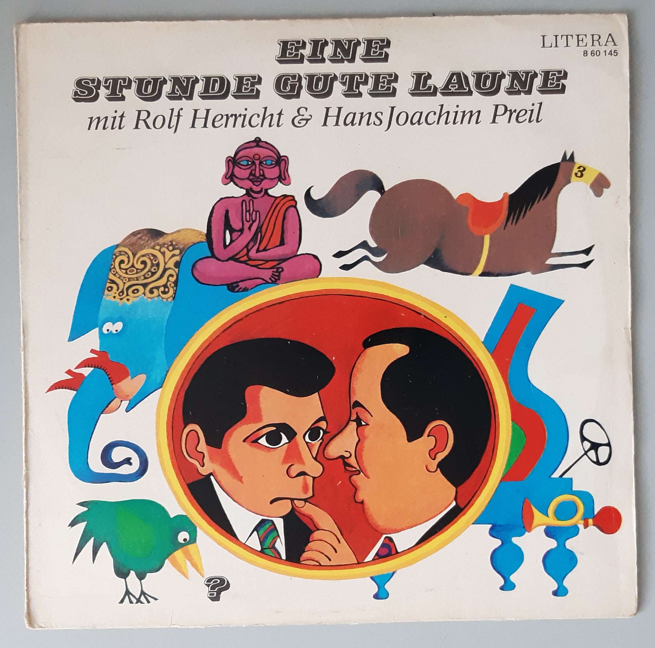 Rolf Herricht & Hans-Joachim Preil– "Eine Stunde Gute Laune" (LITERA – 8 60 145) Cover Vorderseite
