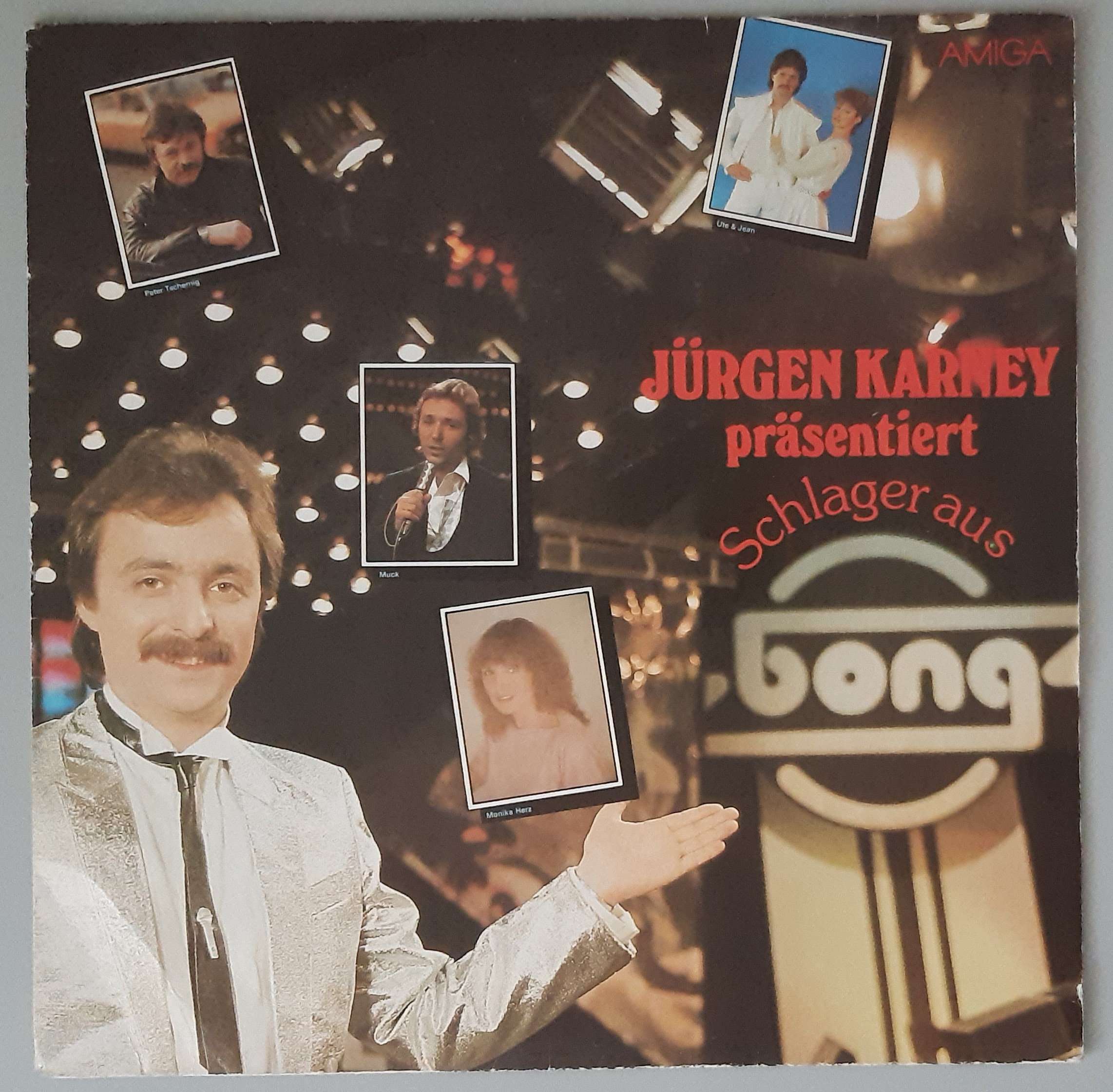 Various – "Jürgen Karney Präsentiert Schlager Aus "Bong" (AMIGA – 8 56 131) Cover Vorderseite