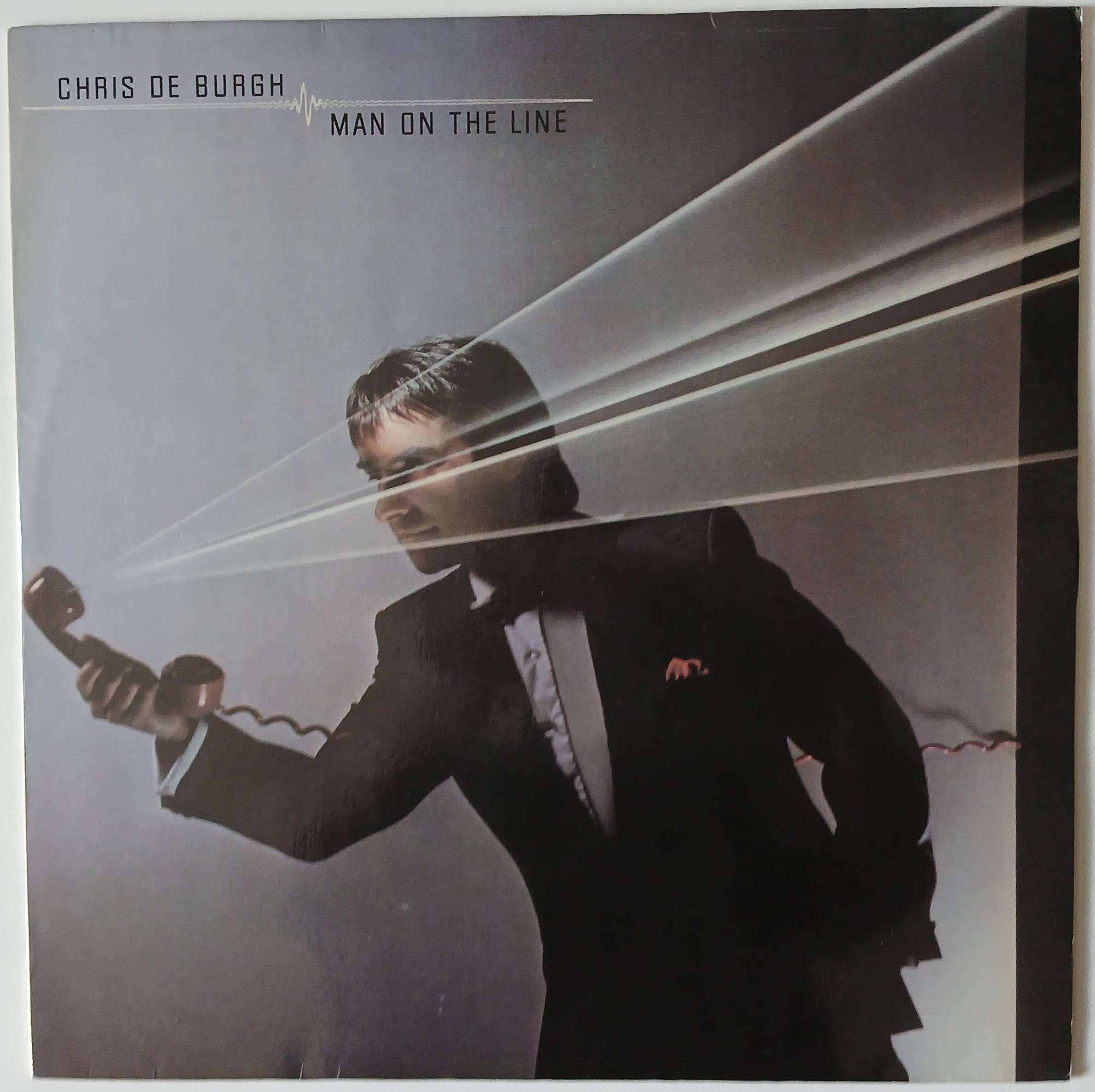 Chris de Burgh– "Man on the Line" (Supraphon – 1113 3980) Cover Vorderseite
