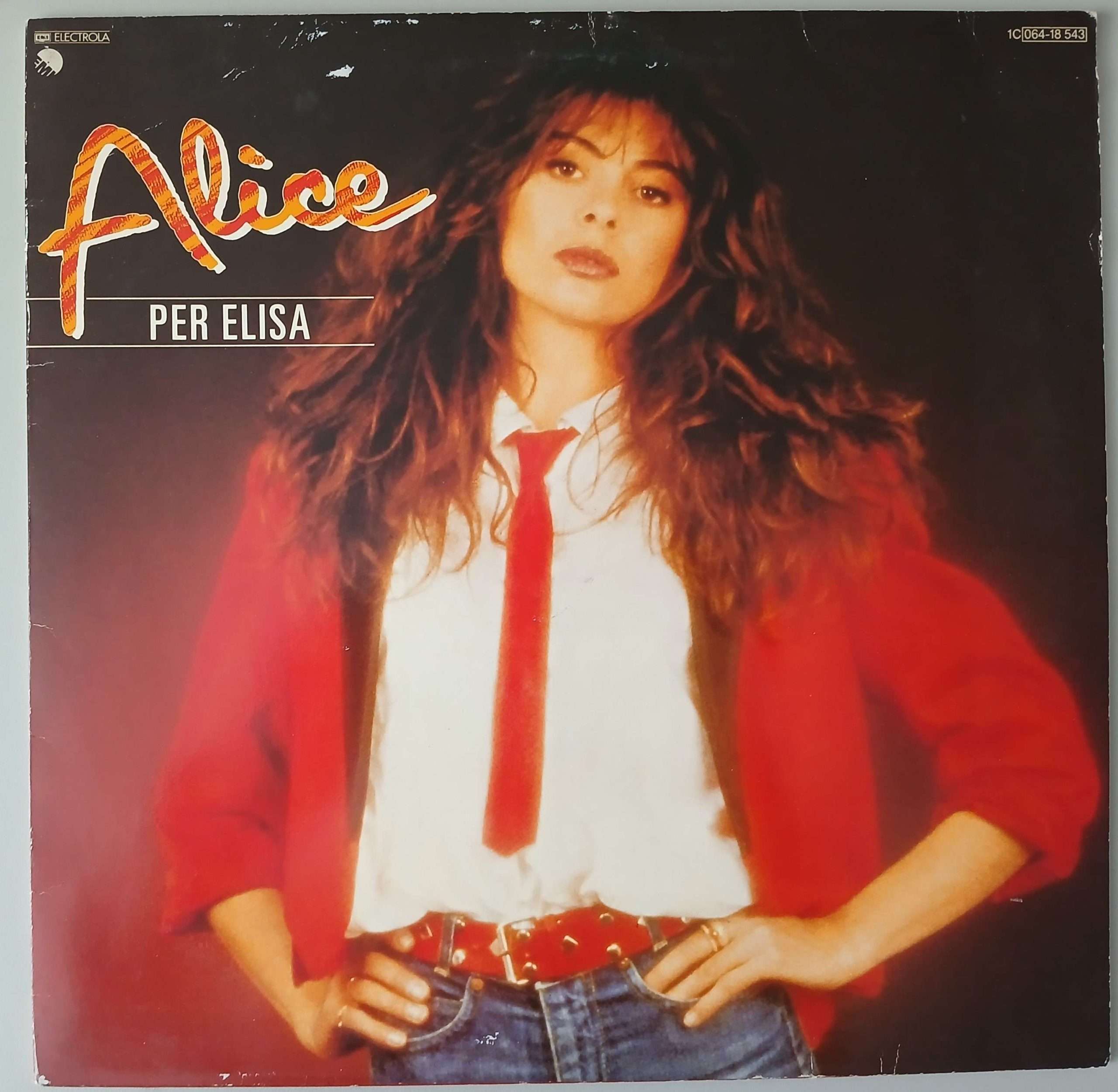 Alice – "Per Elisa" (EMI – 1C 064-18 543) Cover Vorderseite