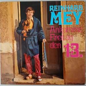 Reinhard Mey "Ankomme Freitag, den 13. " ( Intercord - TST 76 293 ) Cover Vorderseite