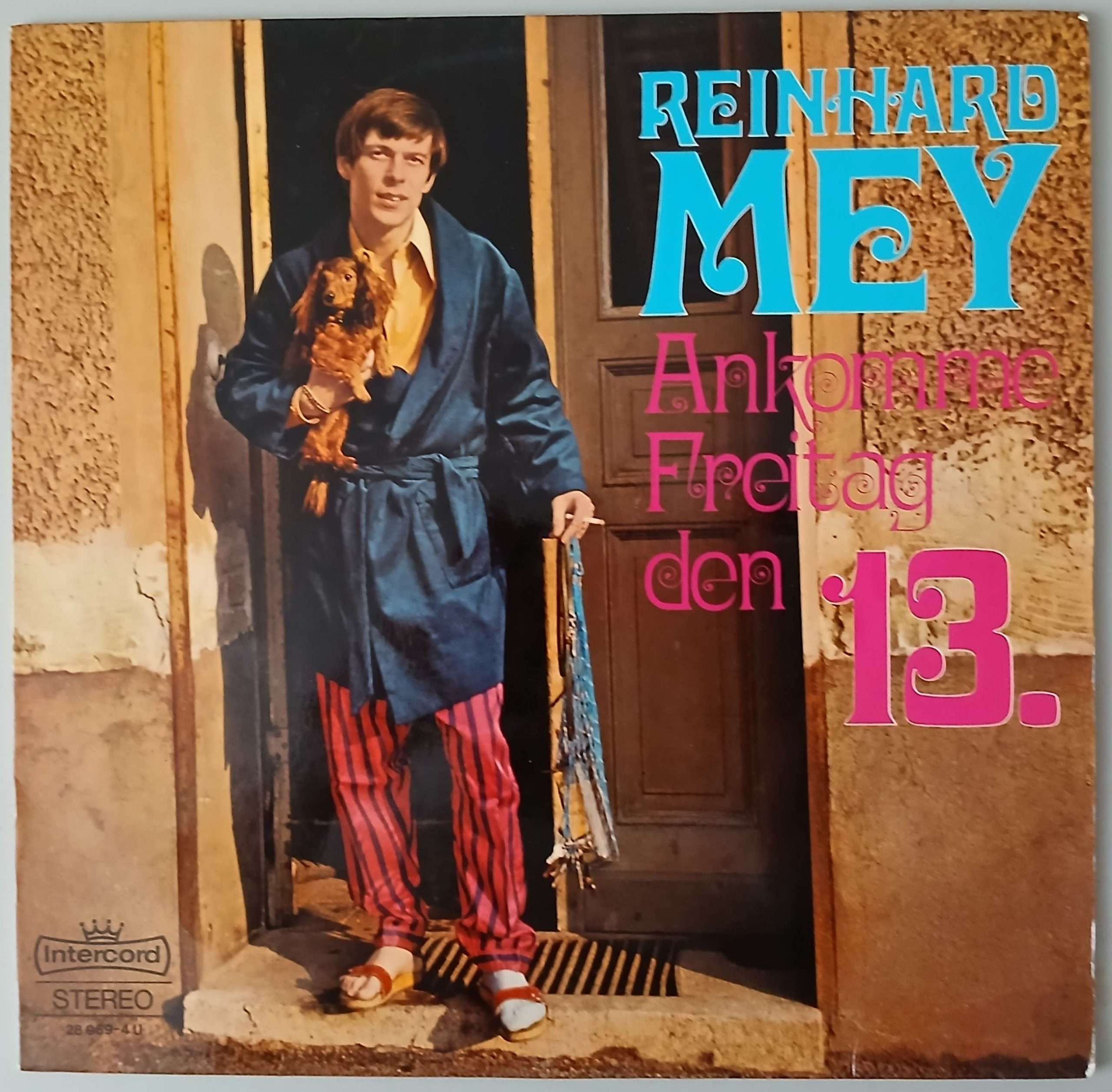 Reinhard Mey "Ankomme Freitag, den 13. " ( Intercord - TST 76 293 ) Cover Vorderseite