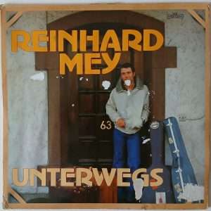 Reinhard Mey "Unterwegs" (Intercord – INT 155.035) Cover Vorderseite