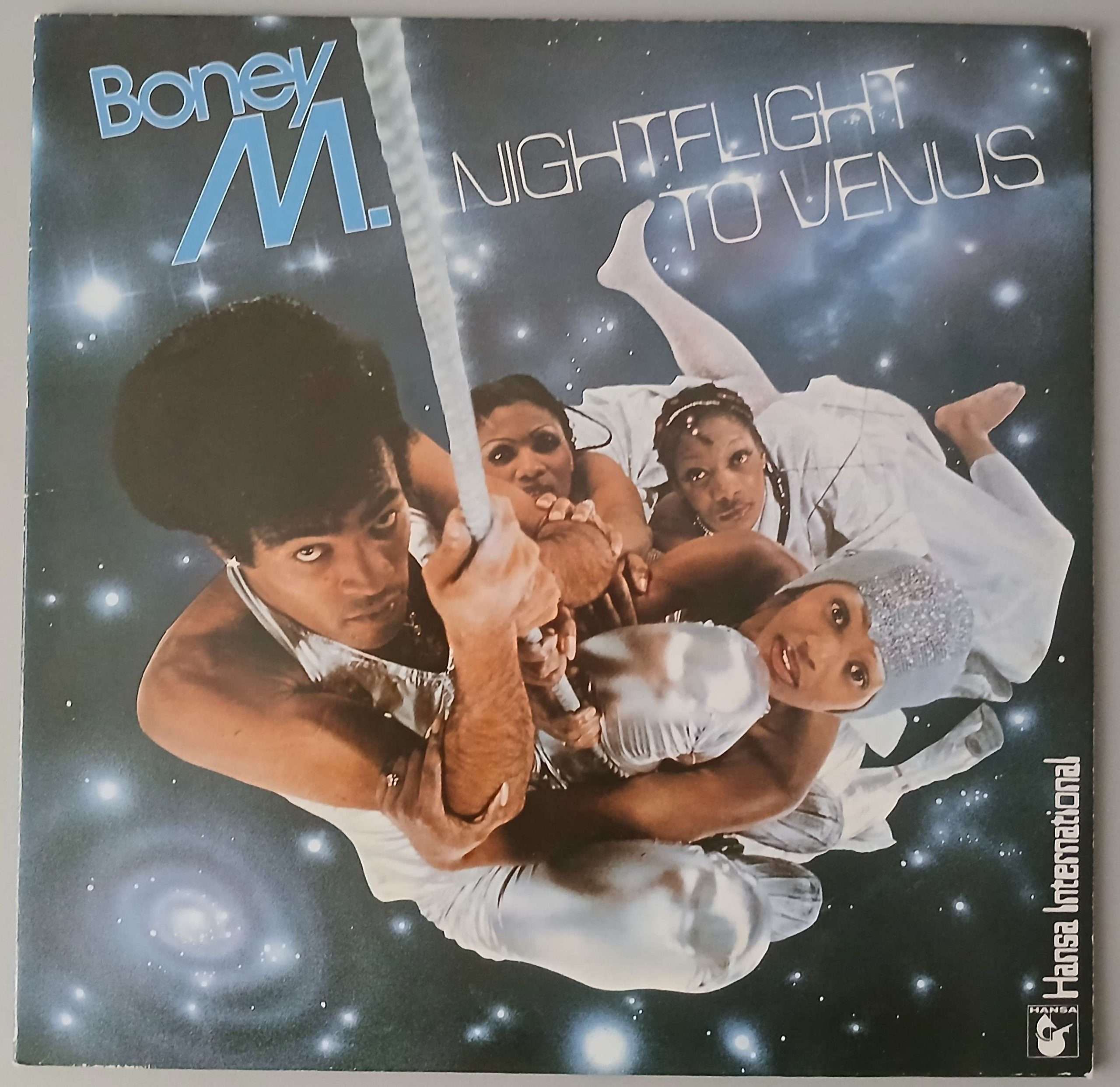 Boney M. – "Nightflight To Venus" (Hansa International – 26 026 XOT) Cover Vorderseite