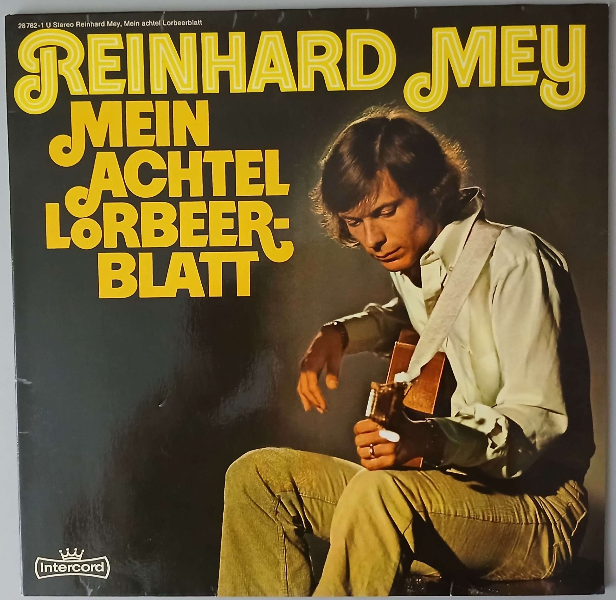 Reinhard Mey "Mein Achtel Lorbeerblatt" (Intercord – 28 782-1 U) Cover Vorderseite