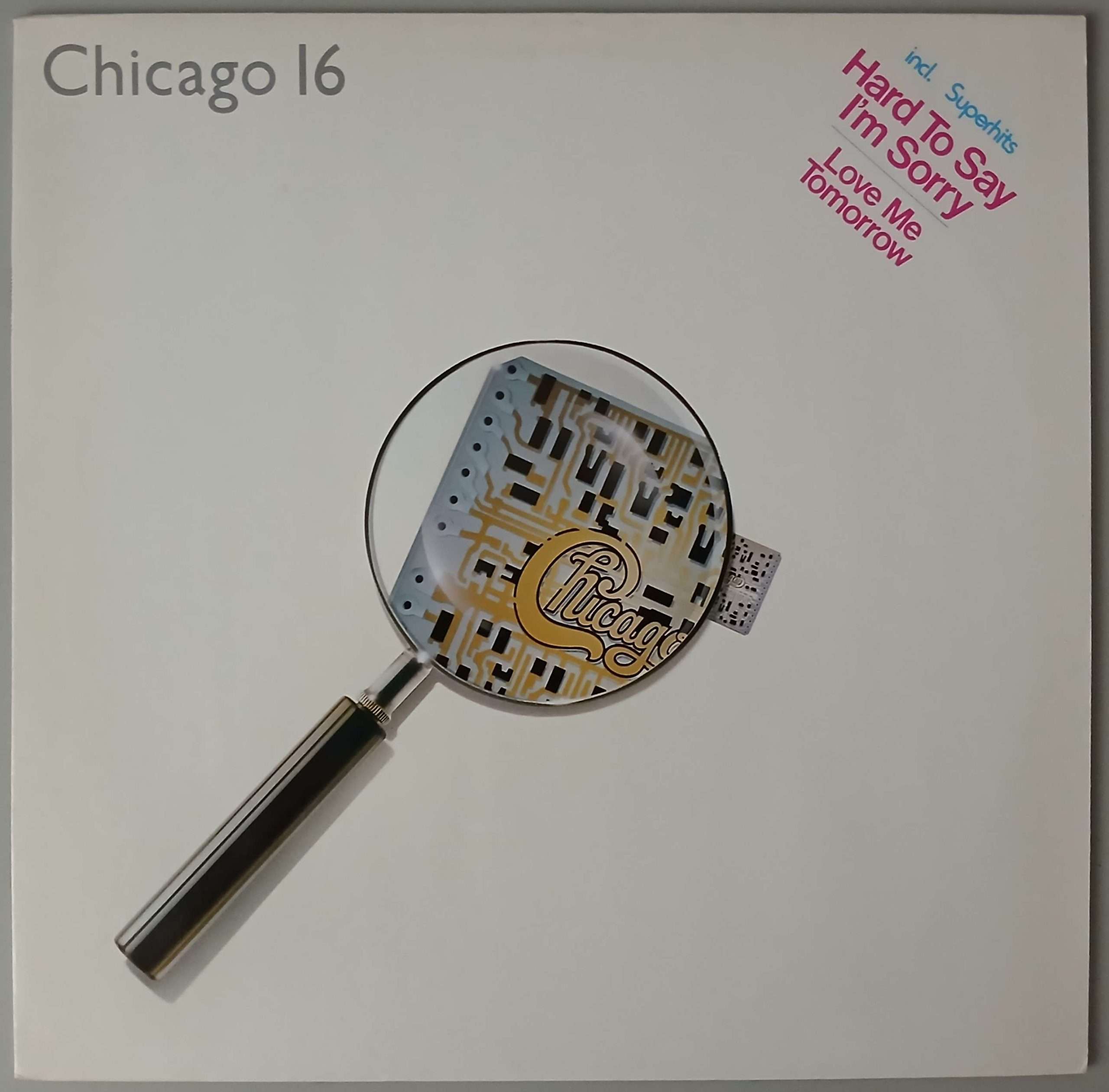 Chicago – "Chicago 16" (Full Moon – WEA 99 235) Cover Vorderseite