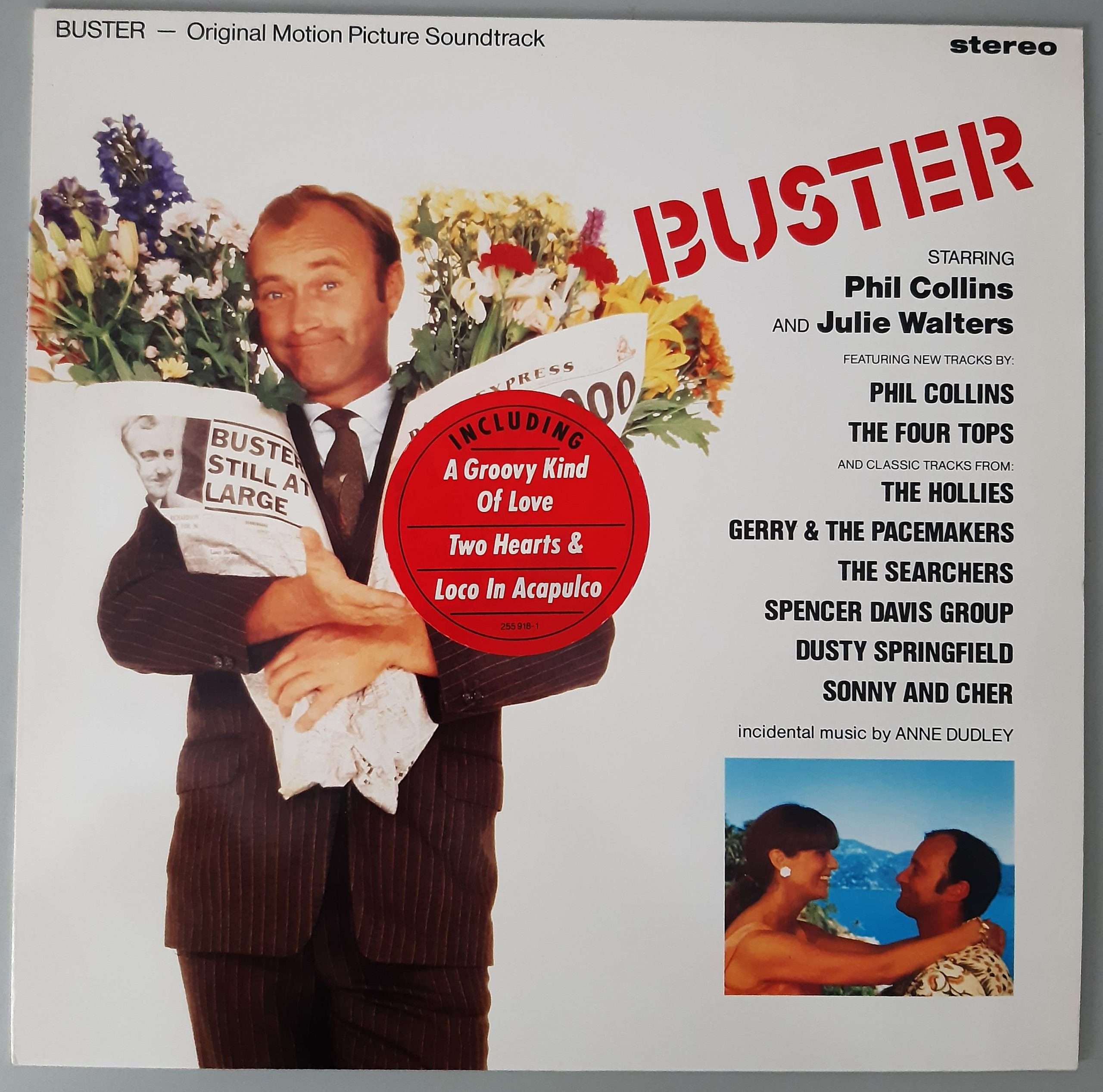 Various – "Buster - Original Motion Picture Soundtrack" (WEA – 255 918-1) Cover Vorderseite