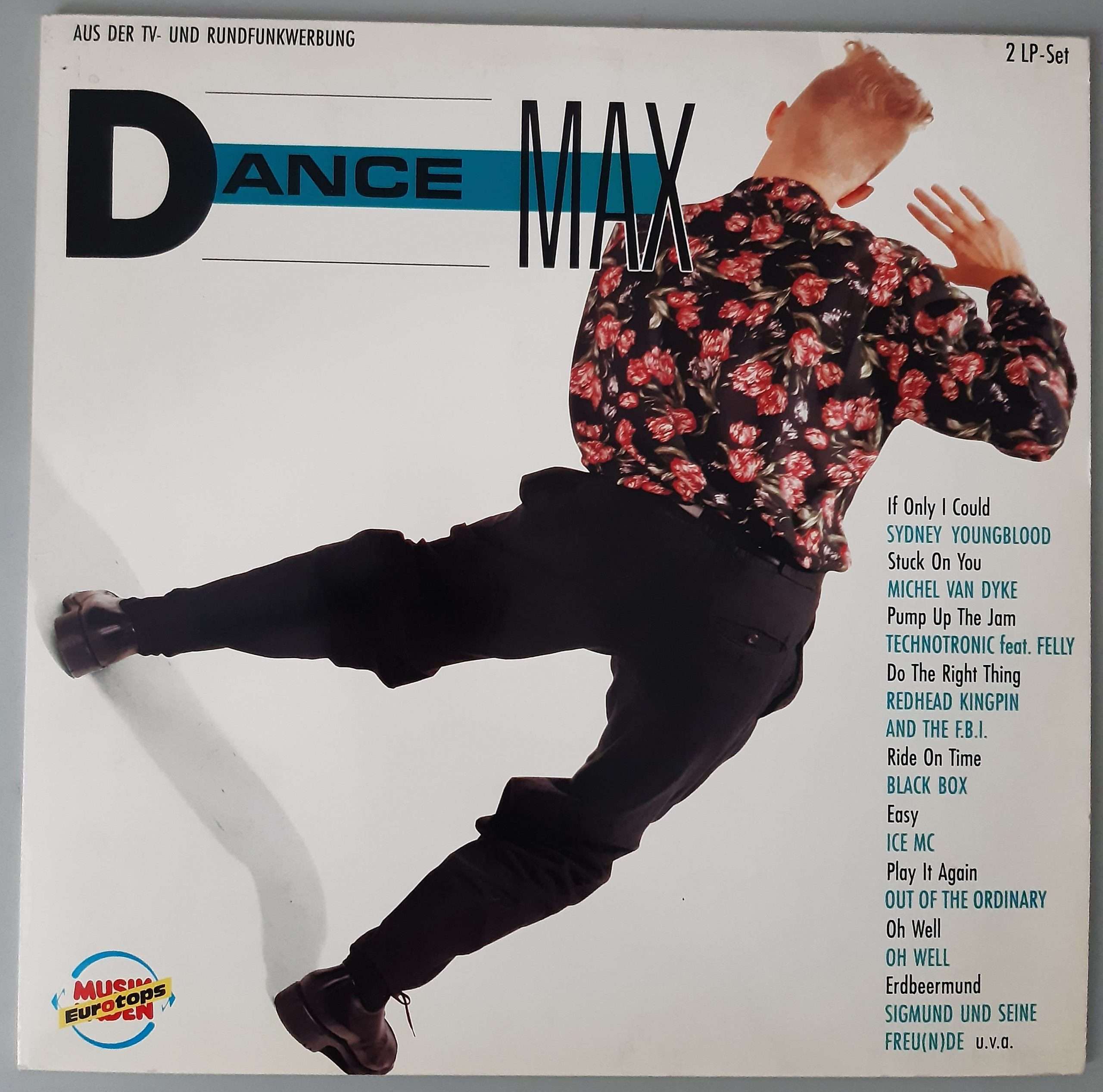Various – "Dance Max" (EMI Electrola – 1C 2LP 186-7 93623 1) Cover Vorderseite