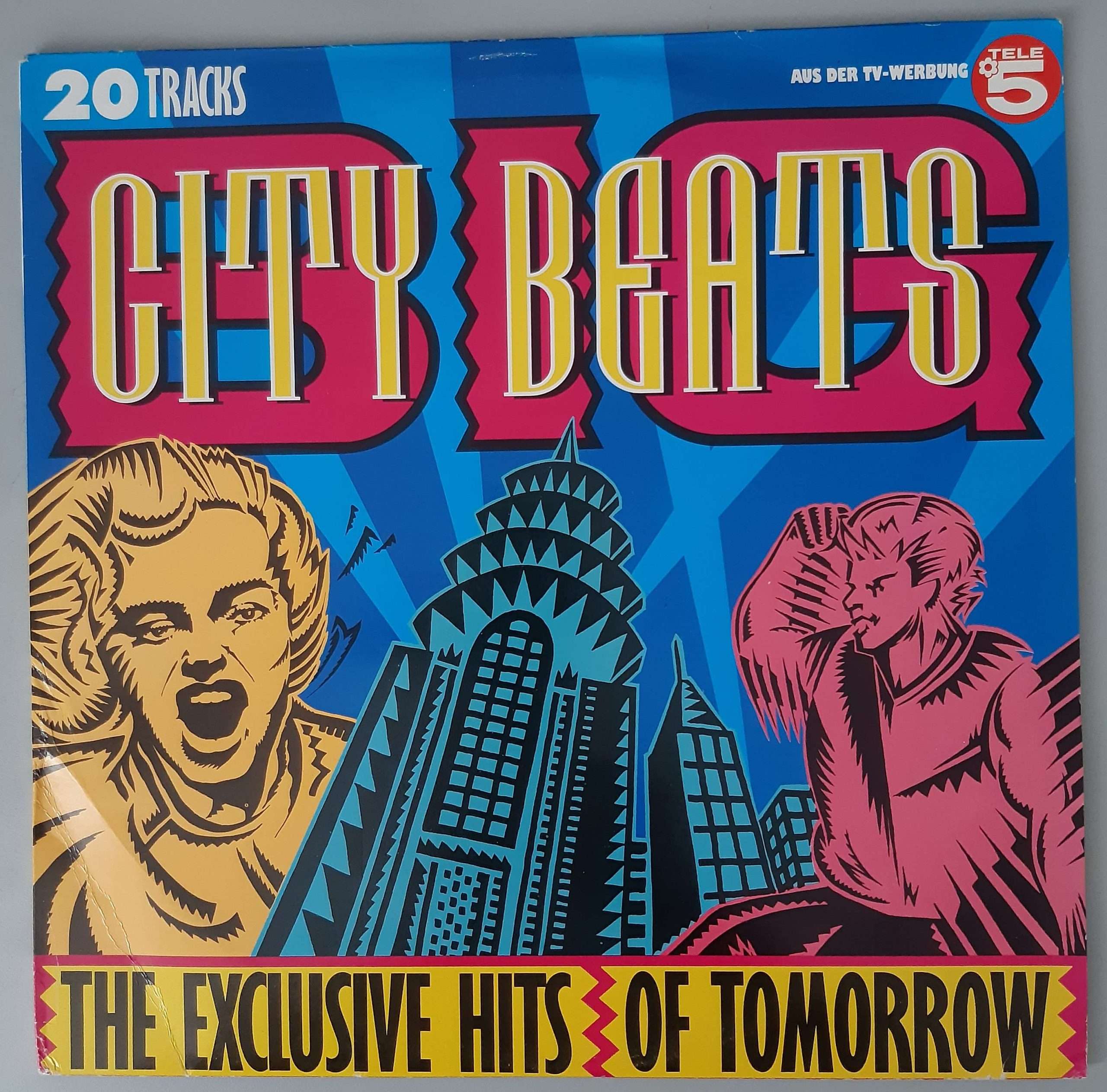 Various – "Big City Beats - The Exclusive Hits Of Tomorrow" (PBI Records – BI 131 1) Cover Vorderseite