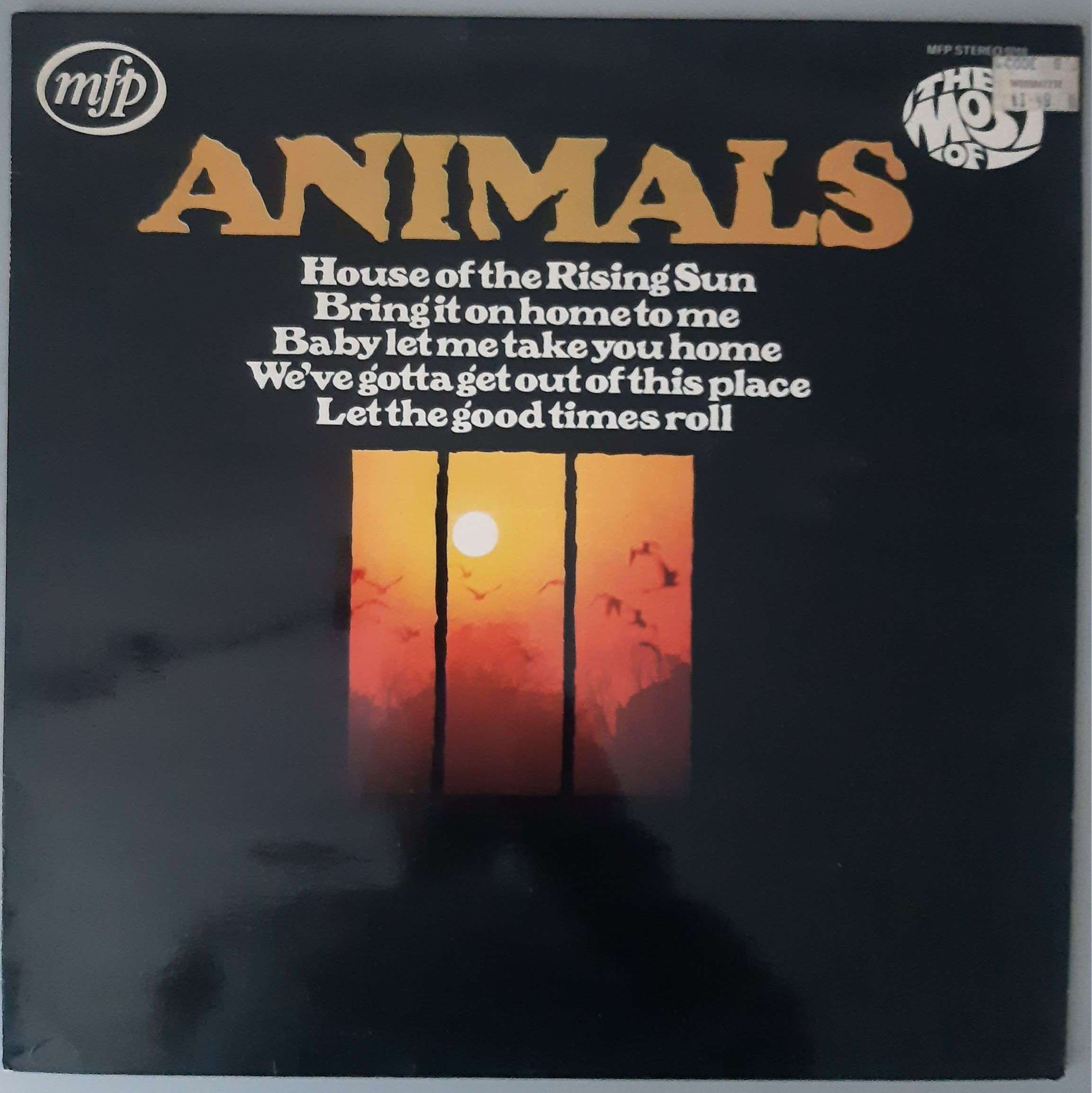 The Animals – "House Of The Rising Sun" (Emidisc – 048 50 731) Cover Vorderseite