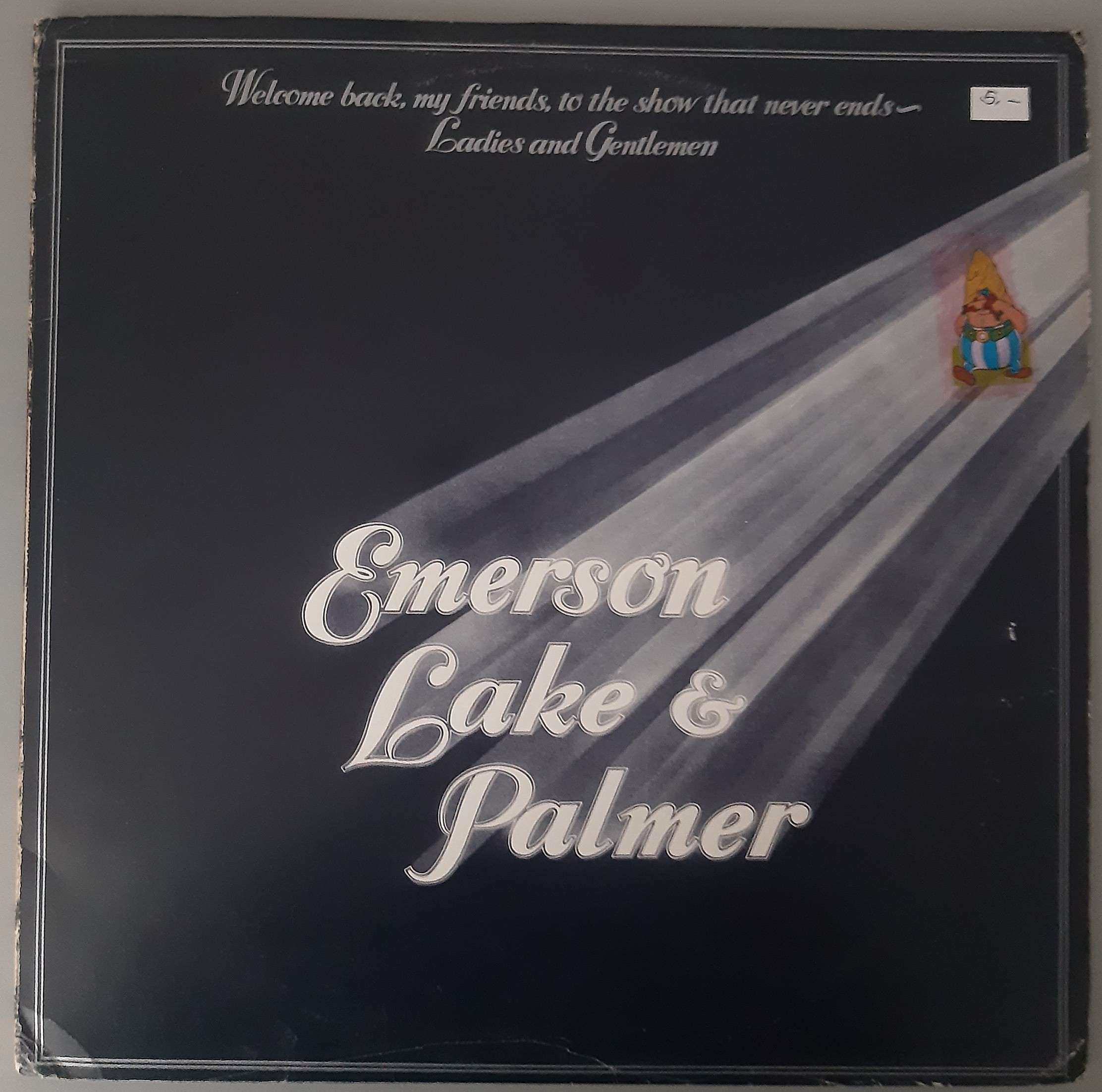 Emerson, Lake & Palmer – "Welcome Back My Friends To The Show That Never Ends - Ladies and Gentlemen" (Manticore – 88 148 XT) Cover Vorderseite
