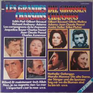 Various – "Les Grandes Chansons - Die Grossen Chansons" (Crystal– 134 CRY 45 239 Cover Vorderseite