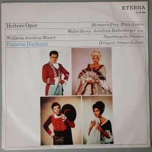 Wolfgang Amadeus Mozart – "Figaros Hochzeit" (ETERNA – 8 20 506) Cover Vorderseite