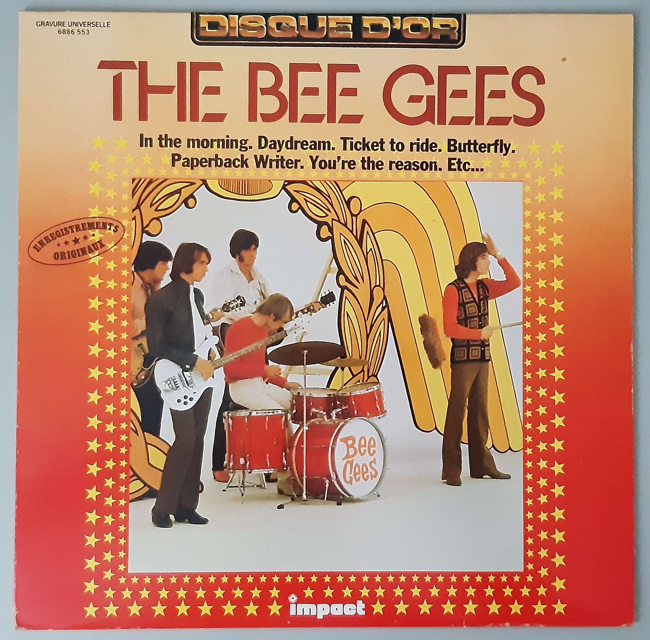 The Bee Gees – "The Bee Gees" (Impact – 6886 553) Cover Vorderseite