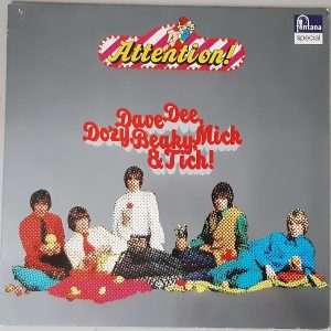 Dave Dee, Dozy, Beaky, Mick & Tich – "Attention!" (Fontana – 6438 058) Cover Vorderseite