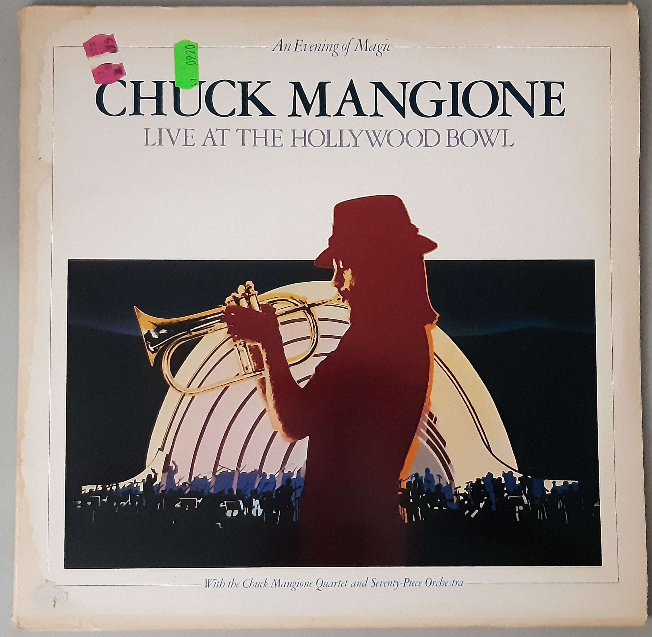 Chuck Mangione – "Live At The Hollywood Bowl (An Evening Of Magic) " (A&M Records- ALML66701) Cover Vorderseite