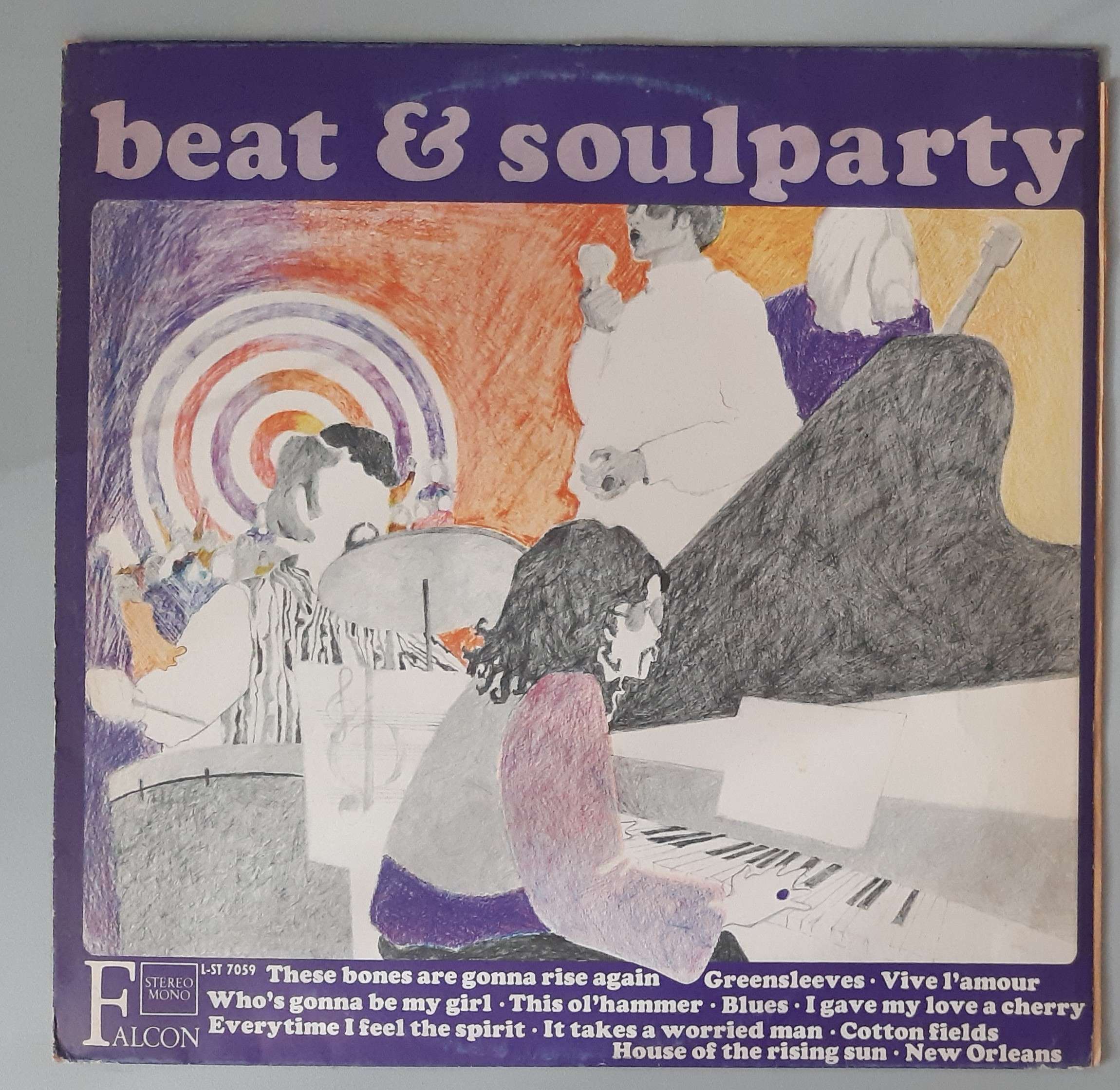 Lightning Soul Players & The Happy Beat Boys– Beat & Soulparty (Falcon – L-ST 7059) Cover Vorderseite