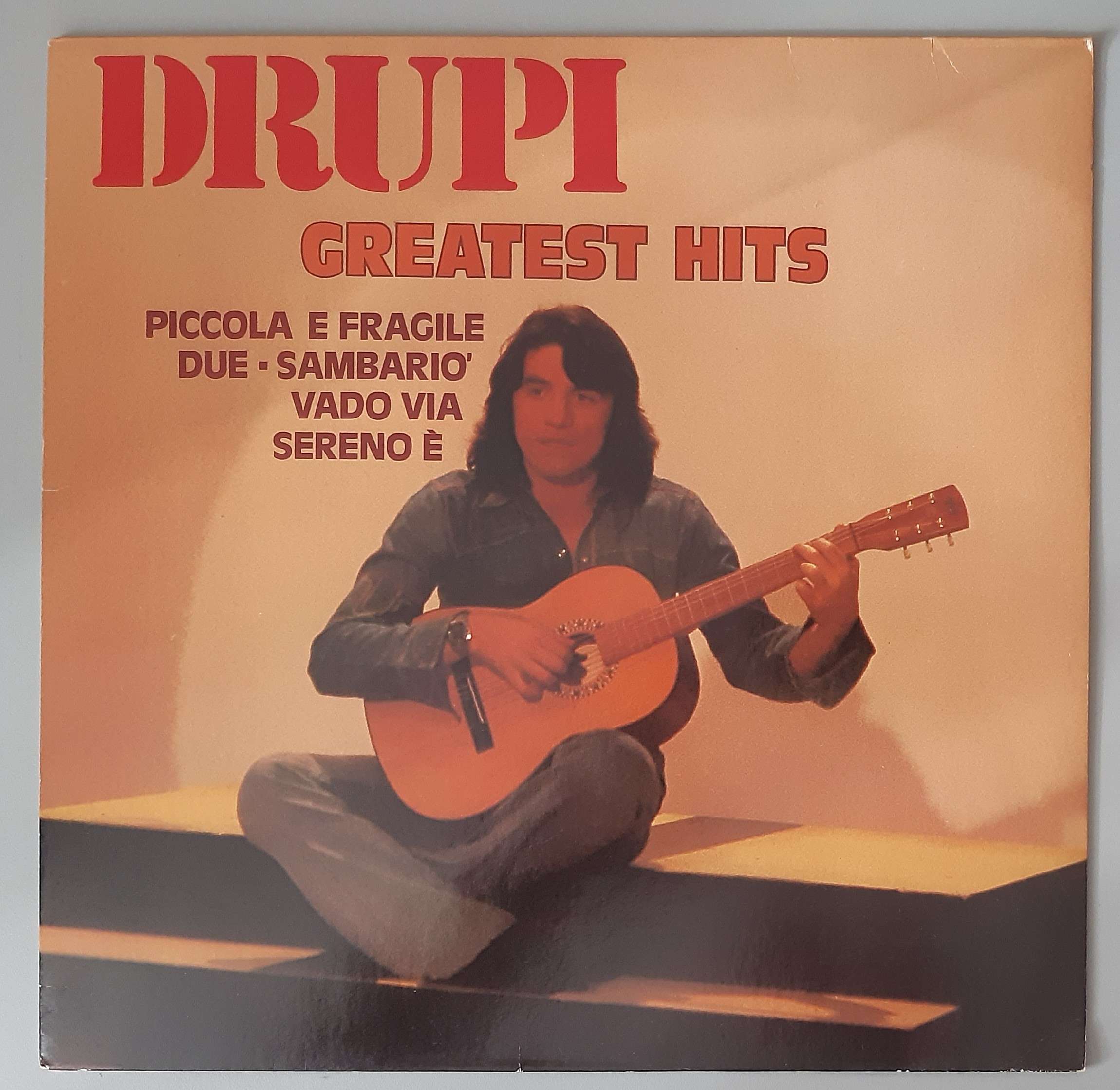 Drupi – "Greatest Hits" (Ricordi – 34 156 0) Cover Vorderseite