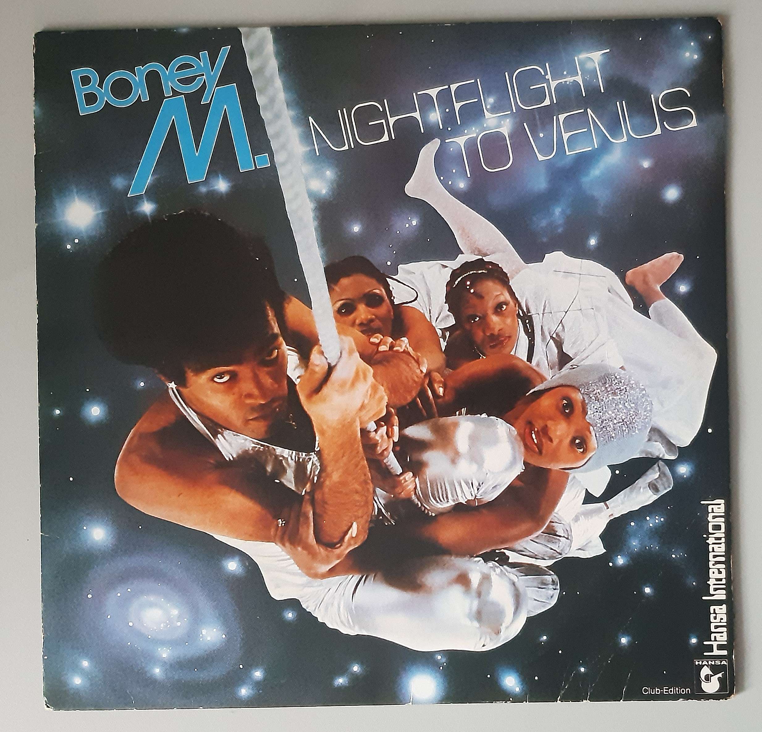 Boney M. – "Nightflight To Venus" (Hansa – 34 009 1) Cover Vorderseite