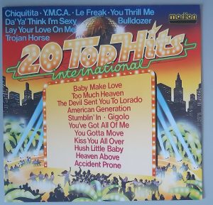 Various – "20 Top Hits International" (Marifon – 47 881 XAT) Cover Vorderseite
