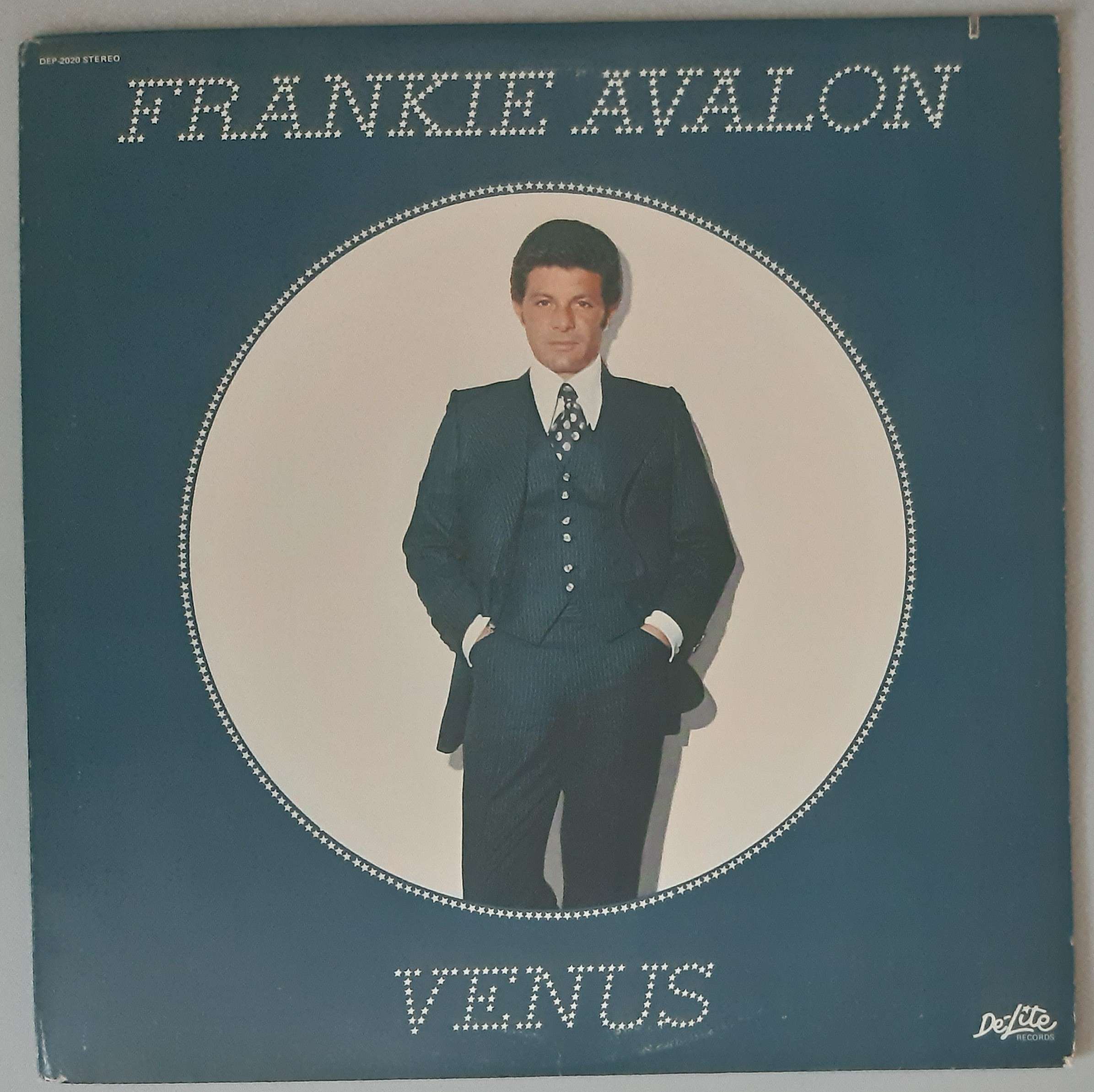 Frankie Avalon – "Venus" (De-Lite Records – DEP-2020) Cover Vorderseite
